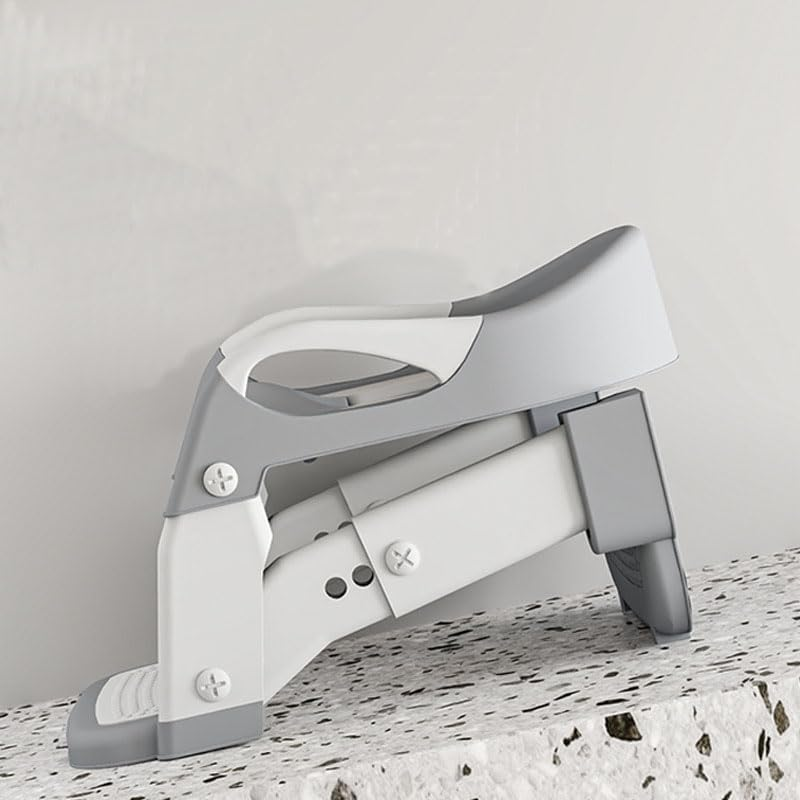 Children'S Toilet Training Seat, with Step Steps, Height-Adjustable Toilet Training Seat, Anti-Slip Pad, Foldable, Suitable for Boys and Girls (Purple) image number 3