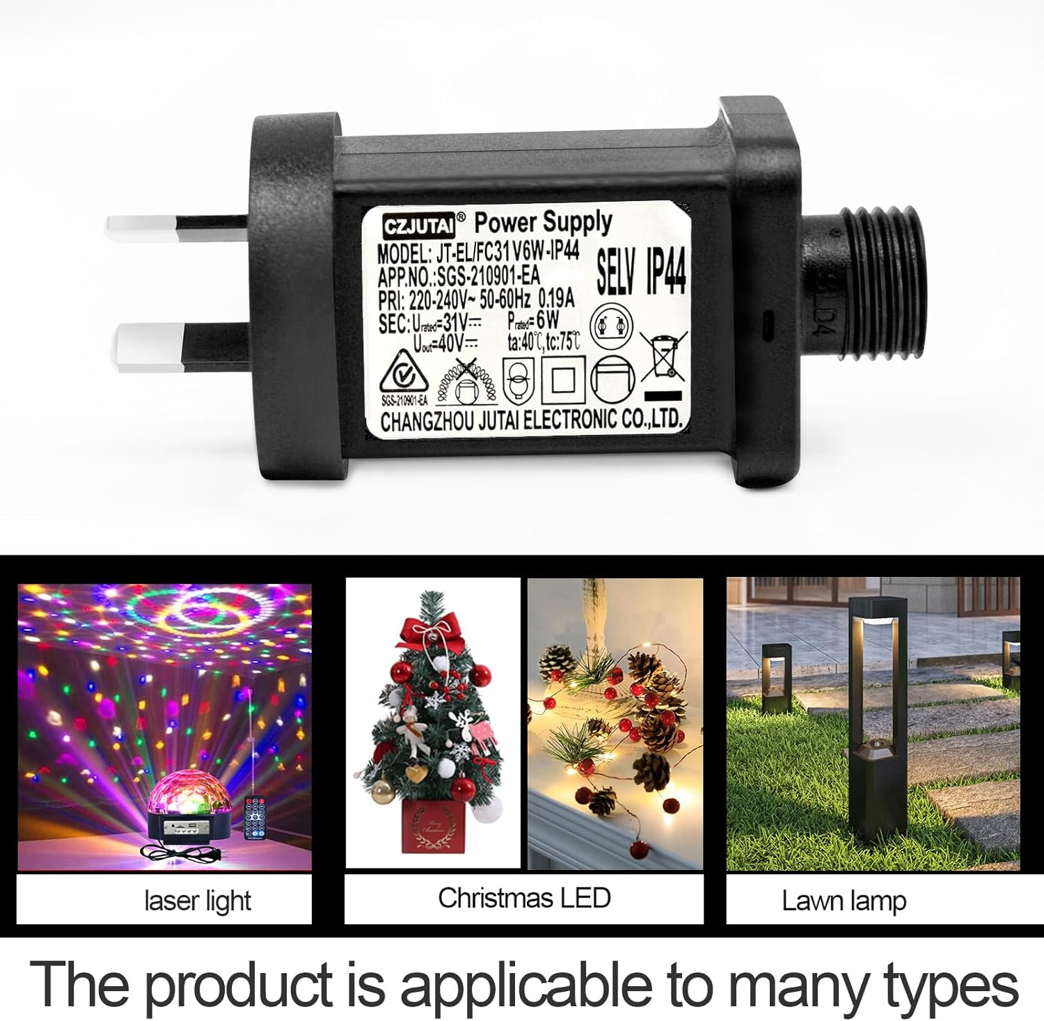 Premieradapter Power Supply for CZJUTAI JT-EL/FC31V6W /3.6W-00 Christmas Lighting 29V 30V [C560] image number 2