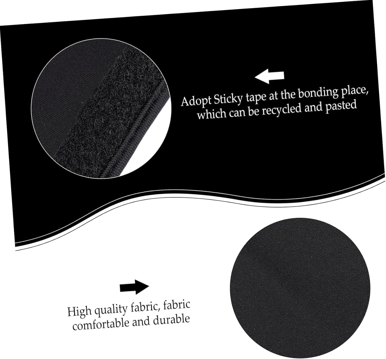 WADY 4Pcs Stroller Handle Bar Covers, Covers Handle, Soft, Anti-Slip, Easy to Install Sticky Design for Prams, Pushchair Bar Cover Cotton Cloth, Stroller Fabric Handle Sleeve Bar image number 5