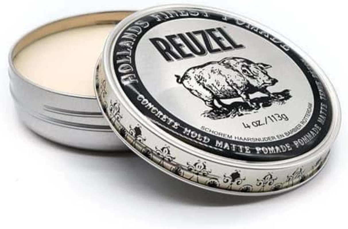 REUZEL Pomade Concrete Hold Mat, 4.1 Oz (113 G)