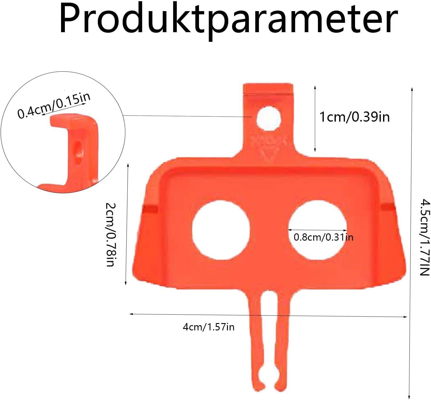 Dinghaole Bicycle Disc Brakes Spacers Pack of 10 &ndash; Disc Brake Bicycle Transport Lock for MTB &ndash; Spacer Disc Brakes &ndash; Bicycle Accessories image number 5