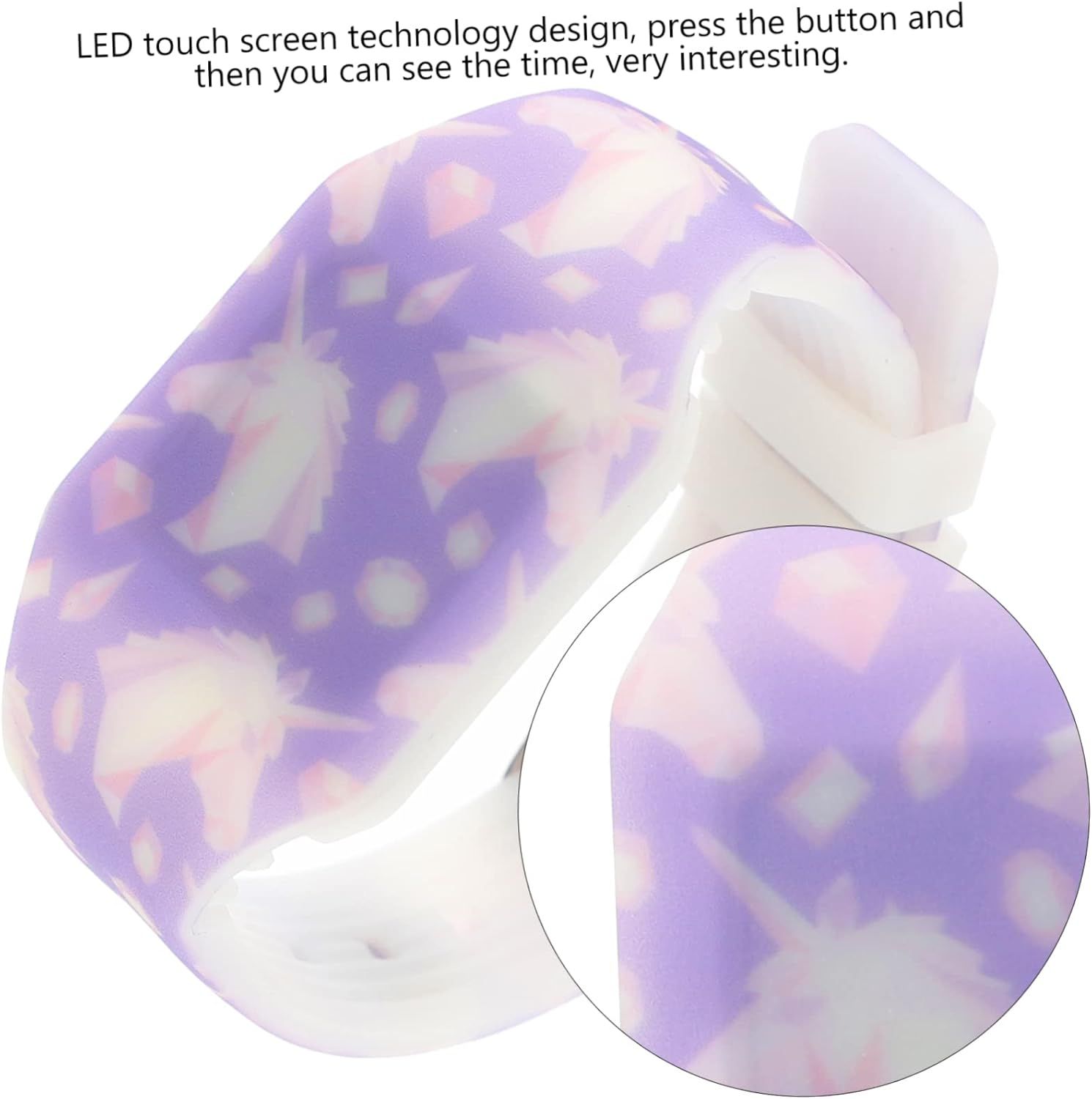 KONTONTY Children'S Watch Outdoor Watch Kid Watch Childrens Watch Digital Watches for Kids Girls Digital Watch Digital Watch for Kids Silicone Watch Kids Digital Watch Boy LED Electronic image number 4