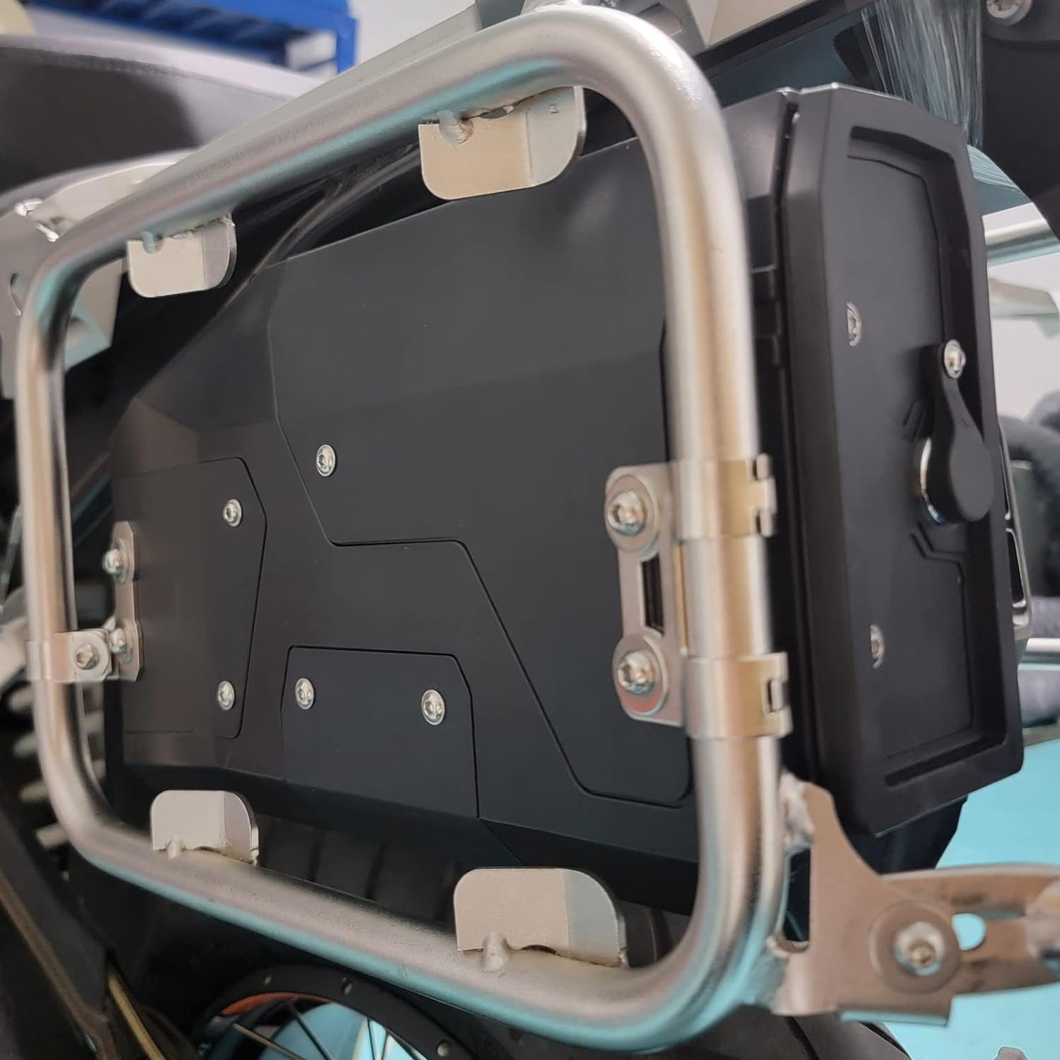 ZHINIAN Motorcycle Side Tool Box Left Side Bracket Box Replacement for R1250GS R1200GS LC & Adventure F750 F850 2002 2008 2018 2019 image number 3