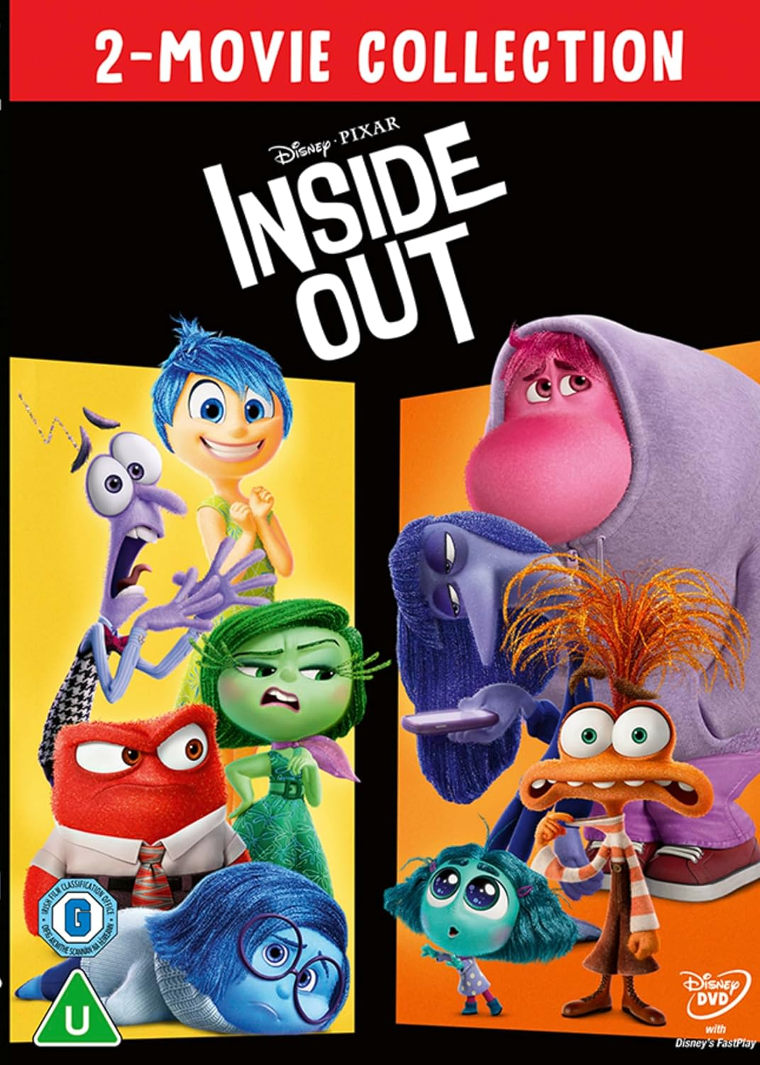 Disney Pixar'S inside Out 2-Movie Collection [DVD] image number 2