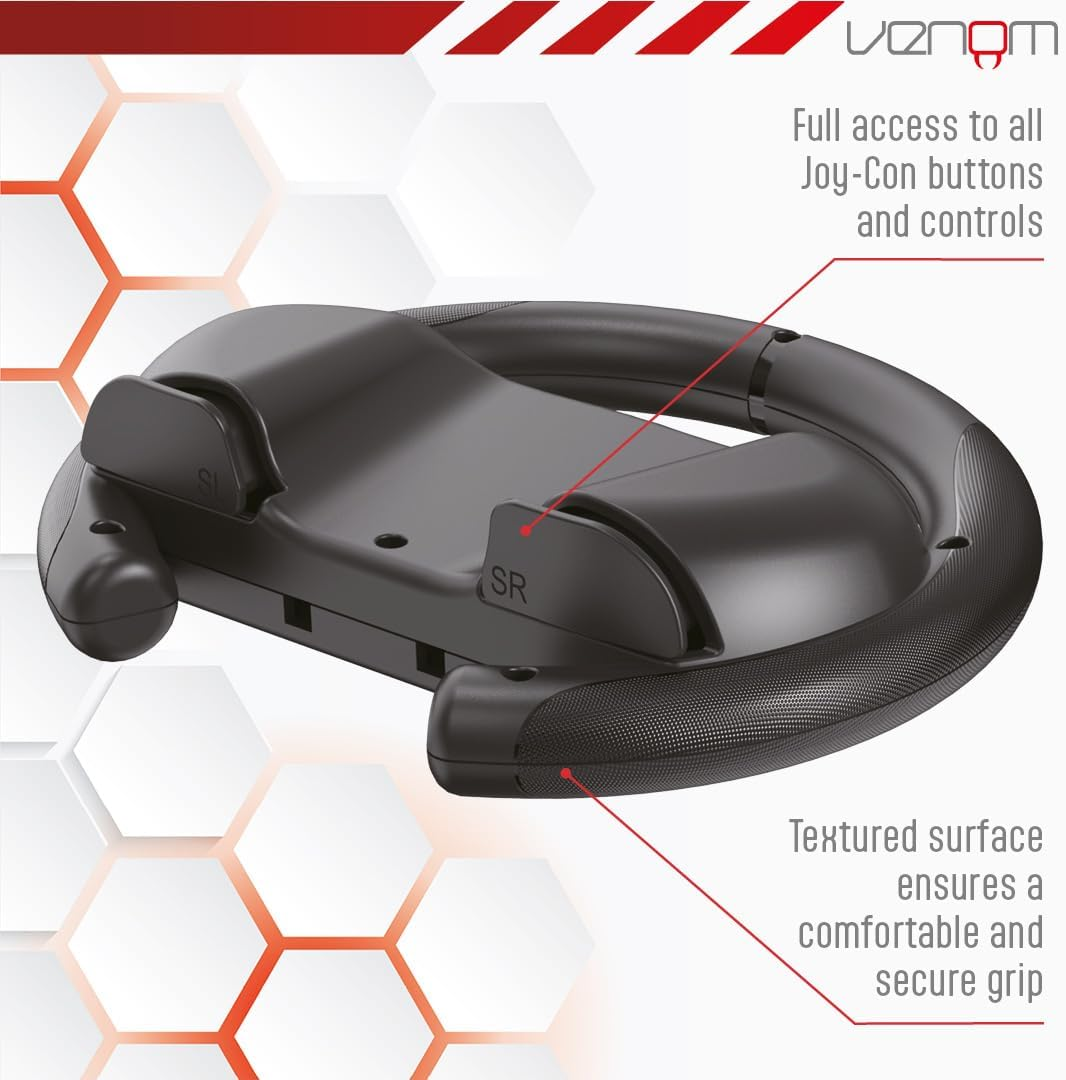 Venom Switch 2 Steering Wheel Twin Pack for Mario Kart World (Nintendo Switch 2)