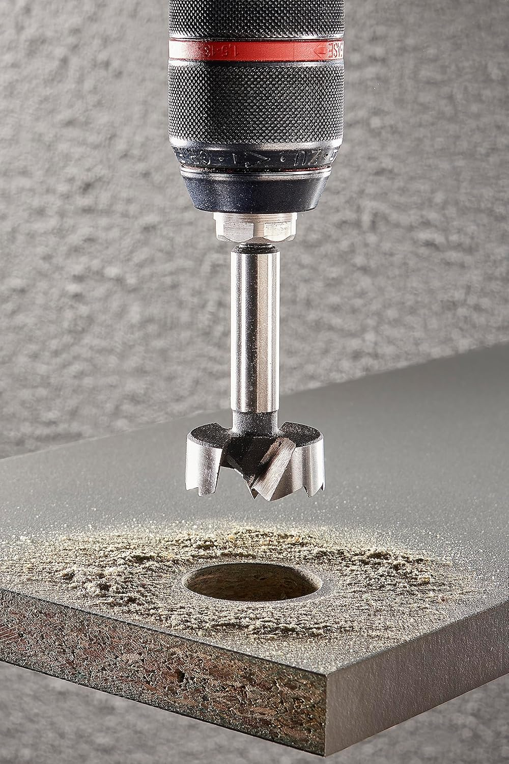 Wolfcraft 3310000 Forstner Drill Bit, Hexagonal Shank, Diameter 35 Mm, for Drilling in Wood with and without Depth Limiter image number 3