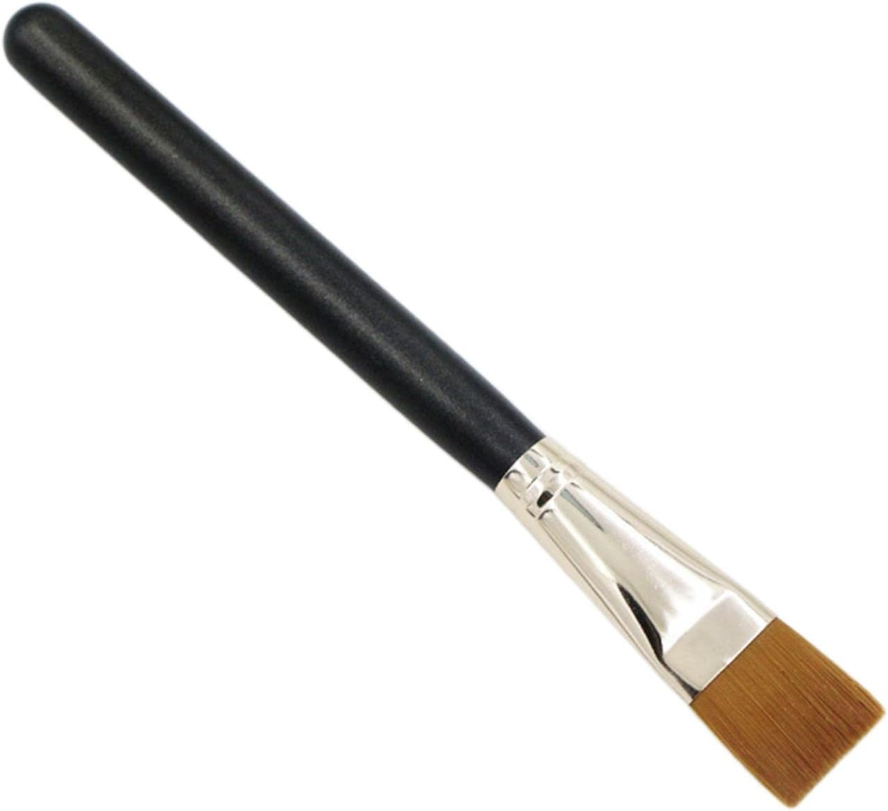 #N/A Square Foundation Brush Cosmetics Synthetic Bristles Smooth Contour Brush Flat Makeup Brush for Facial Mask Emulsion Liquid Cream image number 4