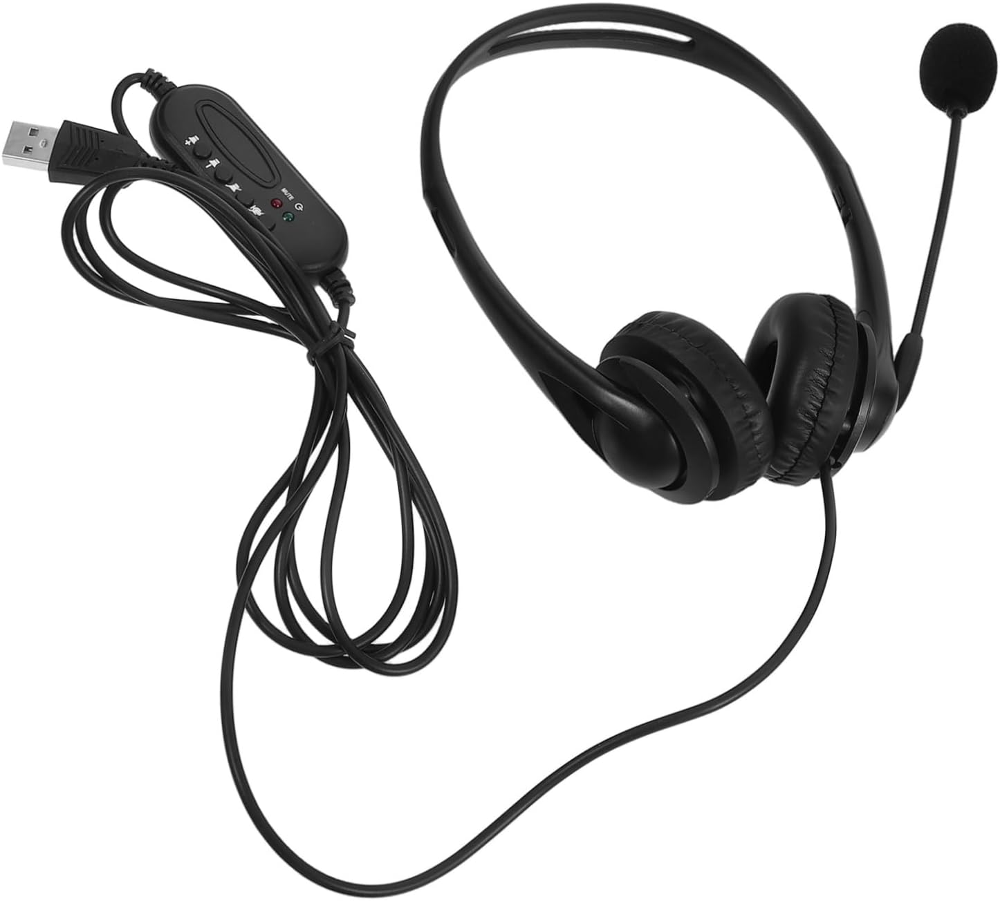 LIGIGWASH Noise Canceling Headphones Comfortable Design Featuring Deep Bass and Stereo Sound for Gaming and Webinars Includes Microphone for Communication image number 6