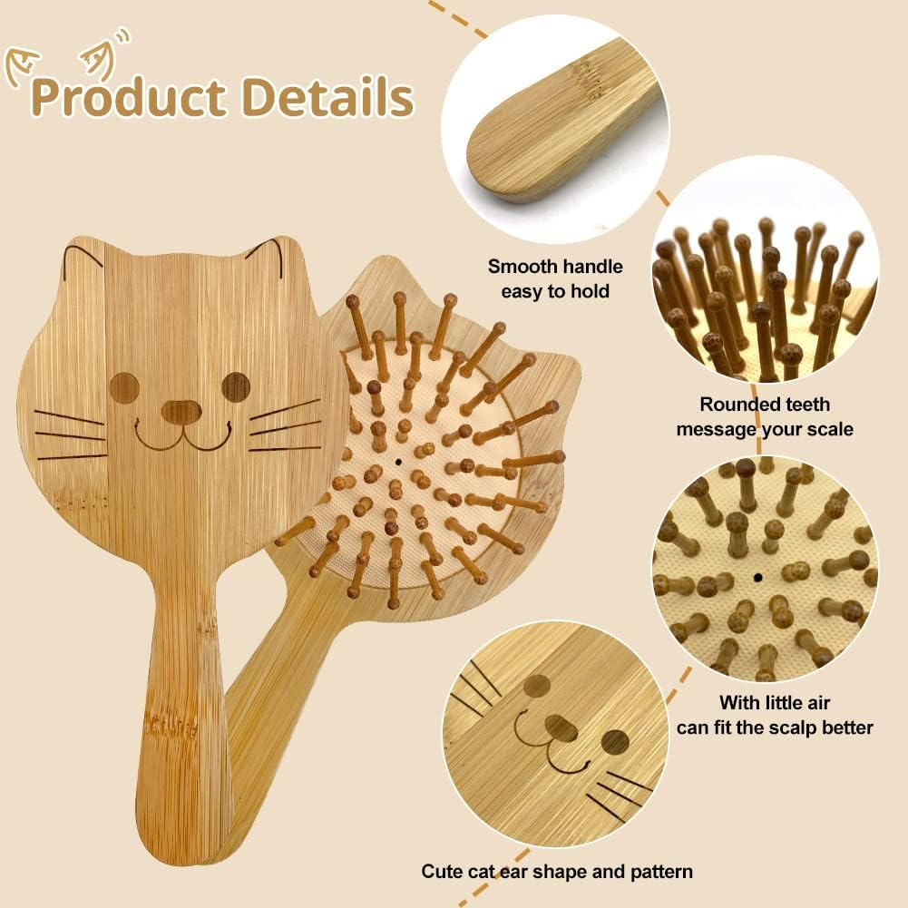 Weenwill Hair Brush without Pulling, Brush, Hair, Children, Girls,Hair Detangling Brush, Dry and Wet Hair image number 6