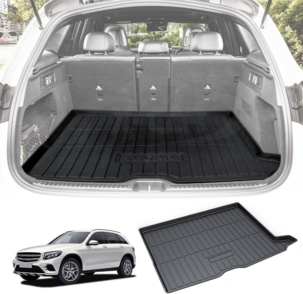 X-CAR Heavy Duty Cargo Mat Boot Liner Luggage Tray for Mercedes-Benz GLC 2015 2016 2017 2018 2019 2020 2021 2022 image number 5