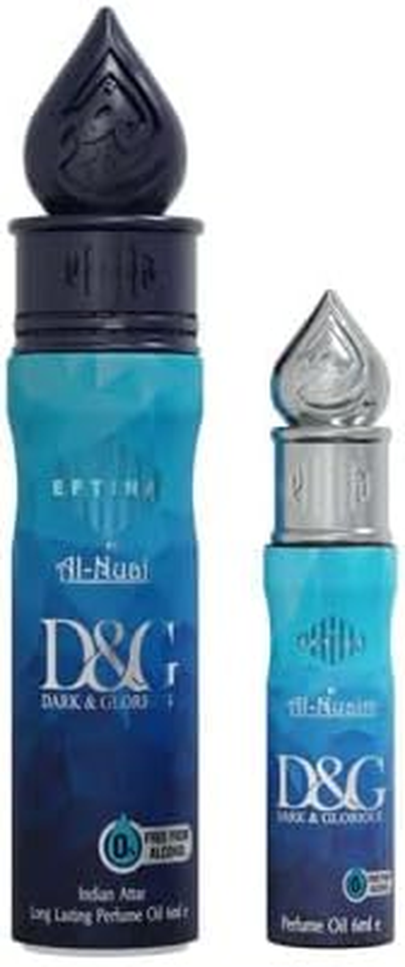 New (D&G) Dark & Glorious Alcohol Free Attar Roll on - Pack of 4 (6Ml Each) | Luxury Scent with Long Lasting Fragrance for Men & Women