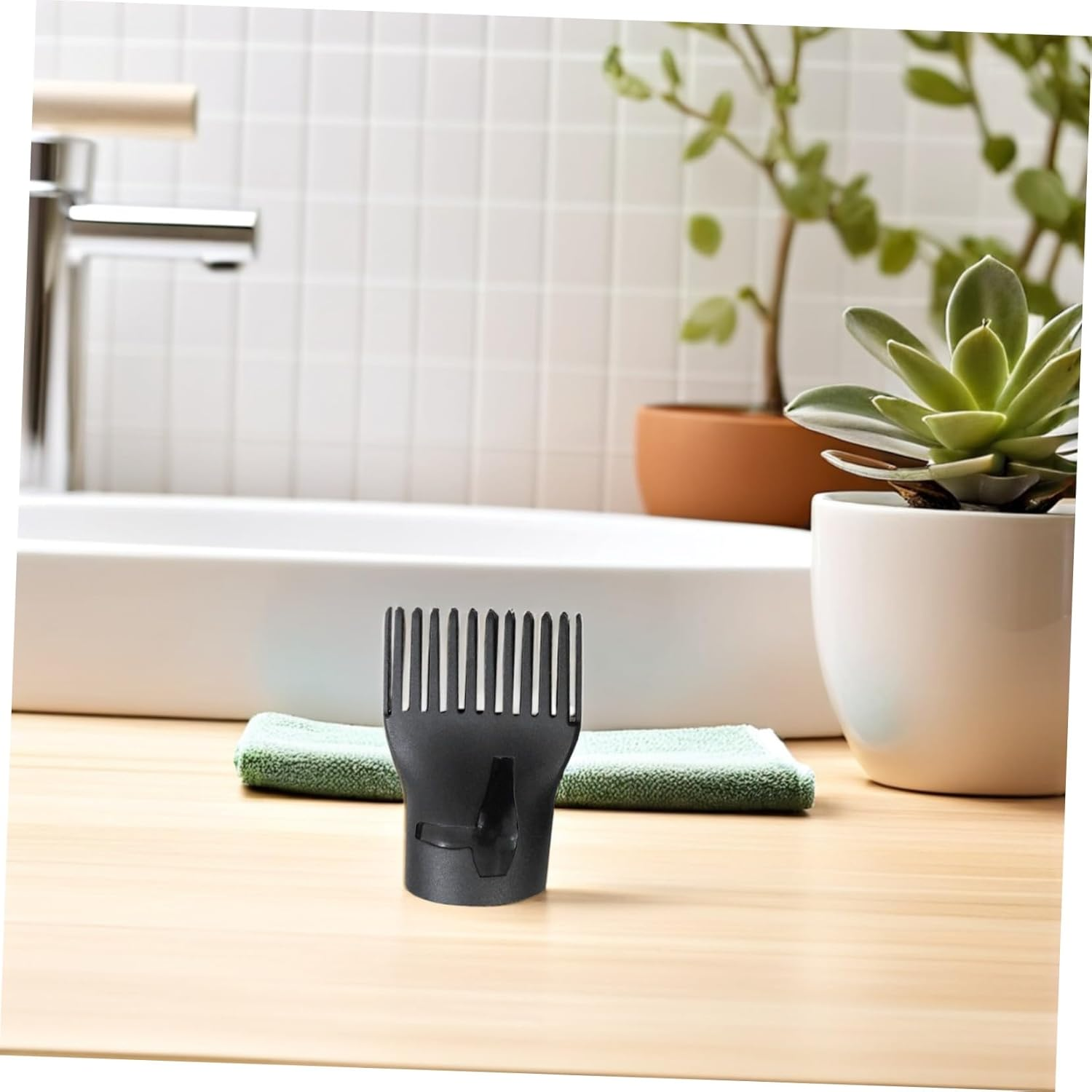 HEALEEP 4Pcs High Temperature Duckbill Nozzle for Hair Dryer Plastic Narrow Concentrator Nozzle Flat Blow for Salon Styling Tool and Home Hair Drying image number 5