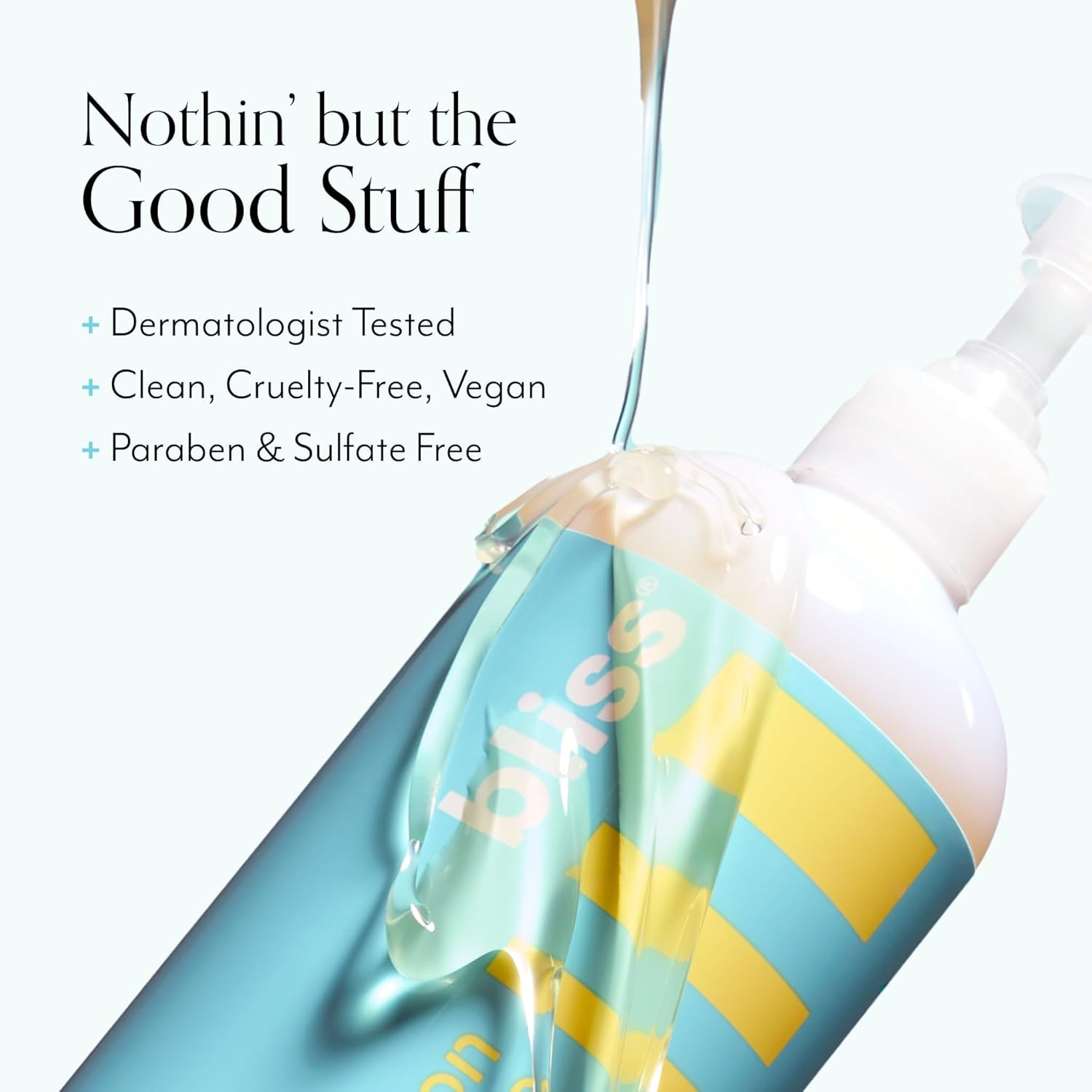 Bliss Soapy Suds Body Wash - Lemon and Sage - 17 Fl Oz - Gentle and Hydrating for Supremely Soft Skin - Paraben Free - Vegan & Cruelty Free image number 1