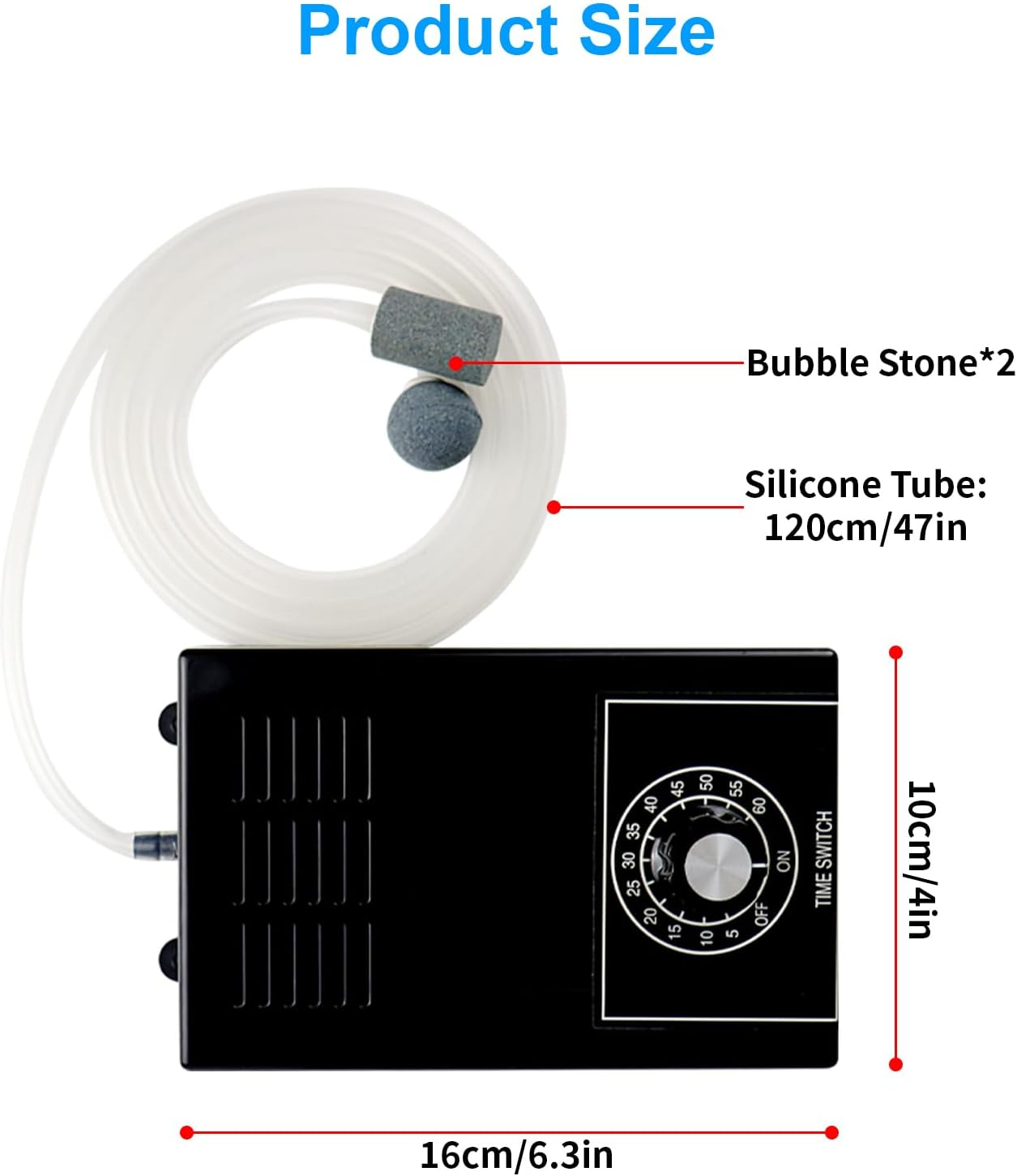 GUSUCIN Ozone Generator for Cold Plunge Tub Ice Bath, 1000Mg/H Ozone Generator with Timer for Ice Bath Tub, Ice Bath Cold Plunge Accessories, Keep Ice Bath Tub Clean for Longer image number 5