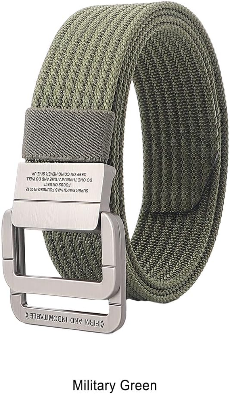 Reinforced Nylon Belt and Wear-Resistant for Everyday Nylon Is Sturdy Reinforced Nylon Belt for Men Women Durable - Black image number 3