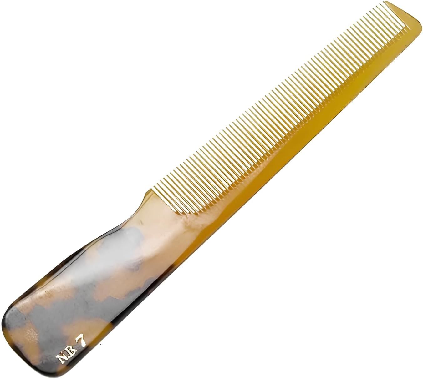 NB New Tortoiseshell Comb 7 18 Straight Blade with Hand
