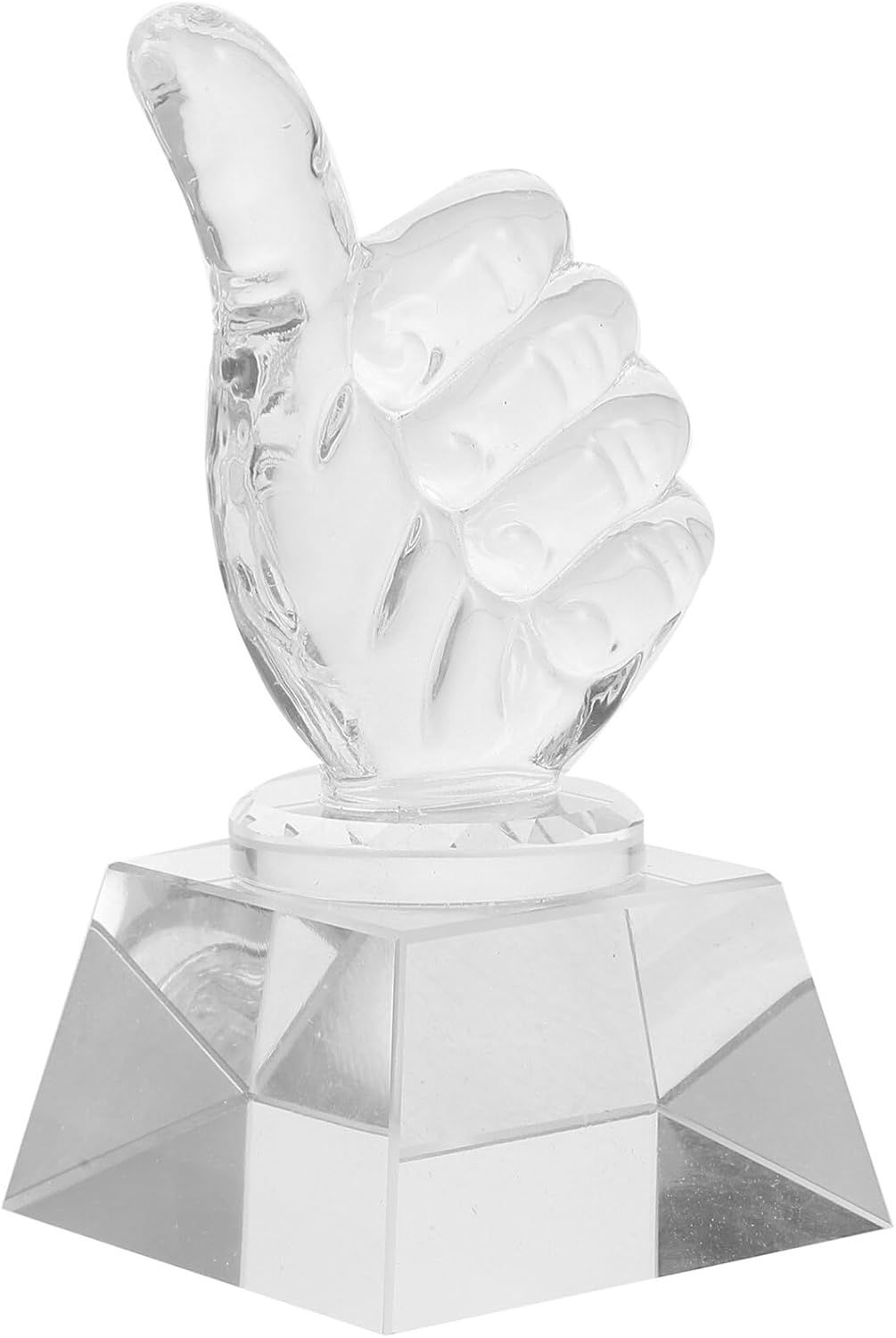 COHEALI Thumbs up Award Thumb Trophy Finger Trophy Hand Trophy Trophies Glass Award image number 3