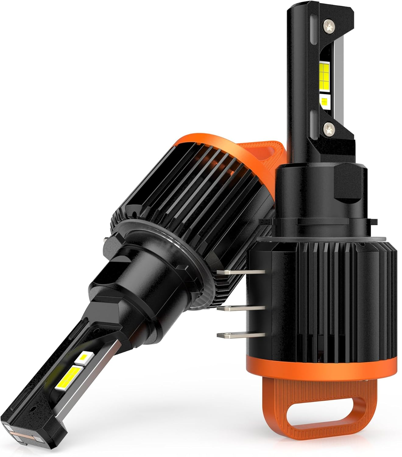 FAXCARS Performance H15 LED Headlight Bulb High Beam DRL 6500K Xenon White 500% Brighter Plug N Play 12V Error Free CANBUS, Pack of 2 image number 6