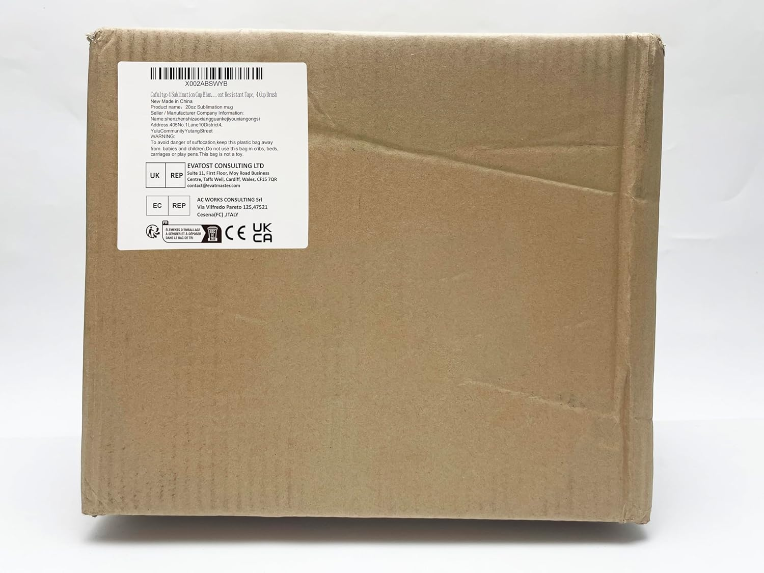 20Oz Sublimation Cup Set for Cup Heat Press Machine, Cafultgo 4-Pack with Lid & Straw, Double Wall Insulated, Great for Travel & Outdoor (4) image number 2