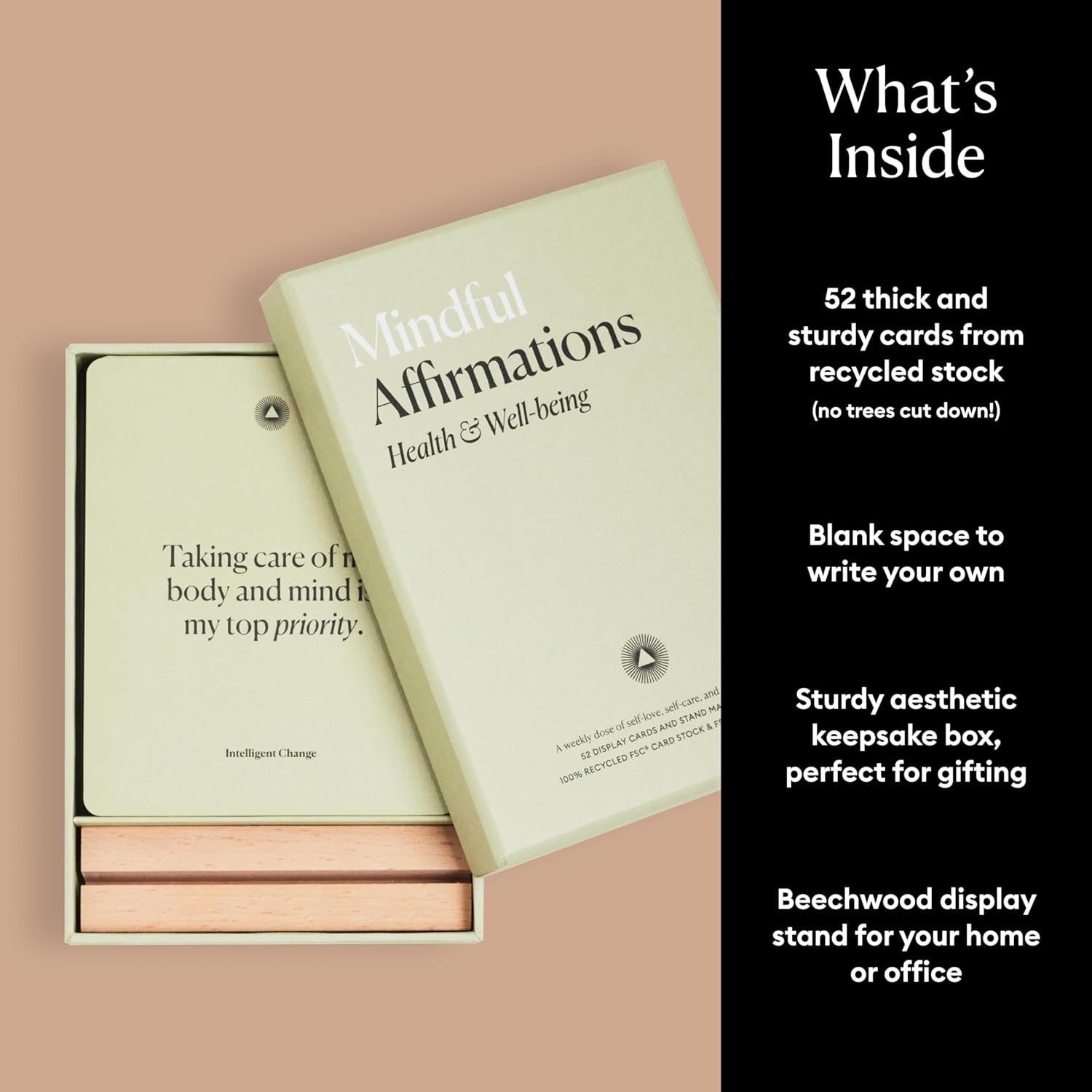 Intelligent Change Mindful Affirmation Cards for Health and Wellbeing image number 1