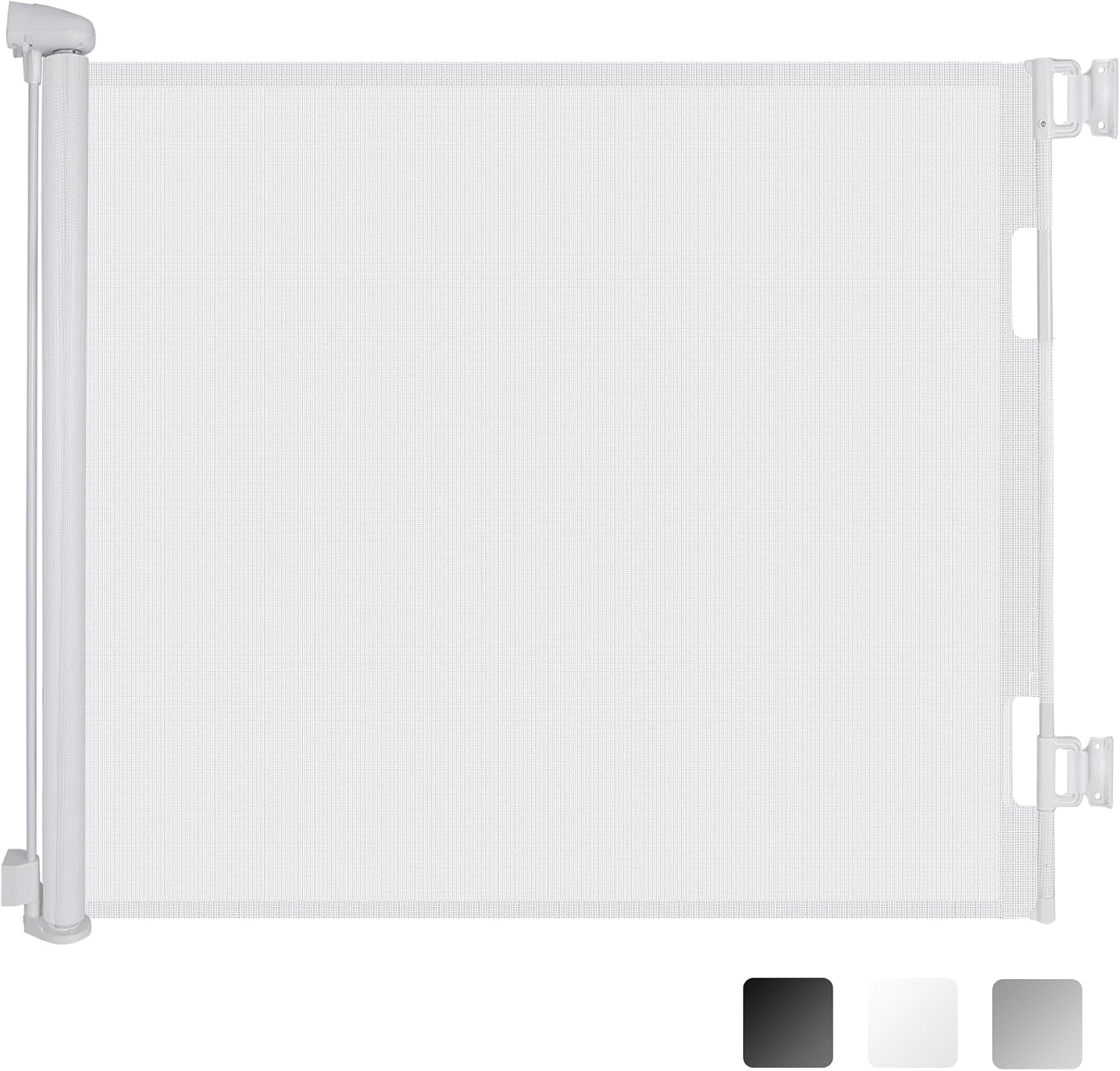 Retractable Baby Safety Gate - Sulishang Durable Portable Mesh Baby Gate/Dog Gate, Extra Wide Safety Gates 33" Tall, Extends up to 55" for Doorways, Stairs, Hallways, Banisters Indoor and Outdoor