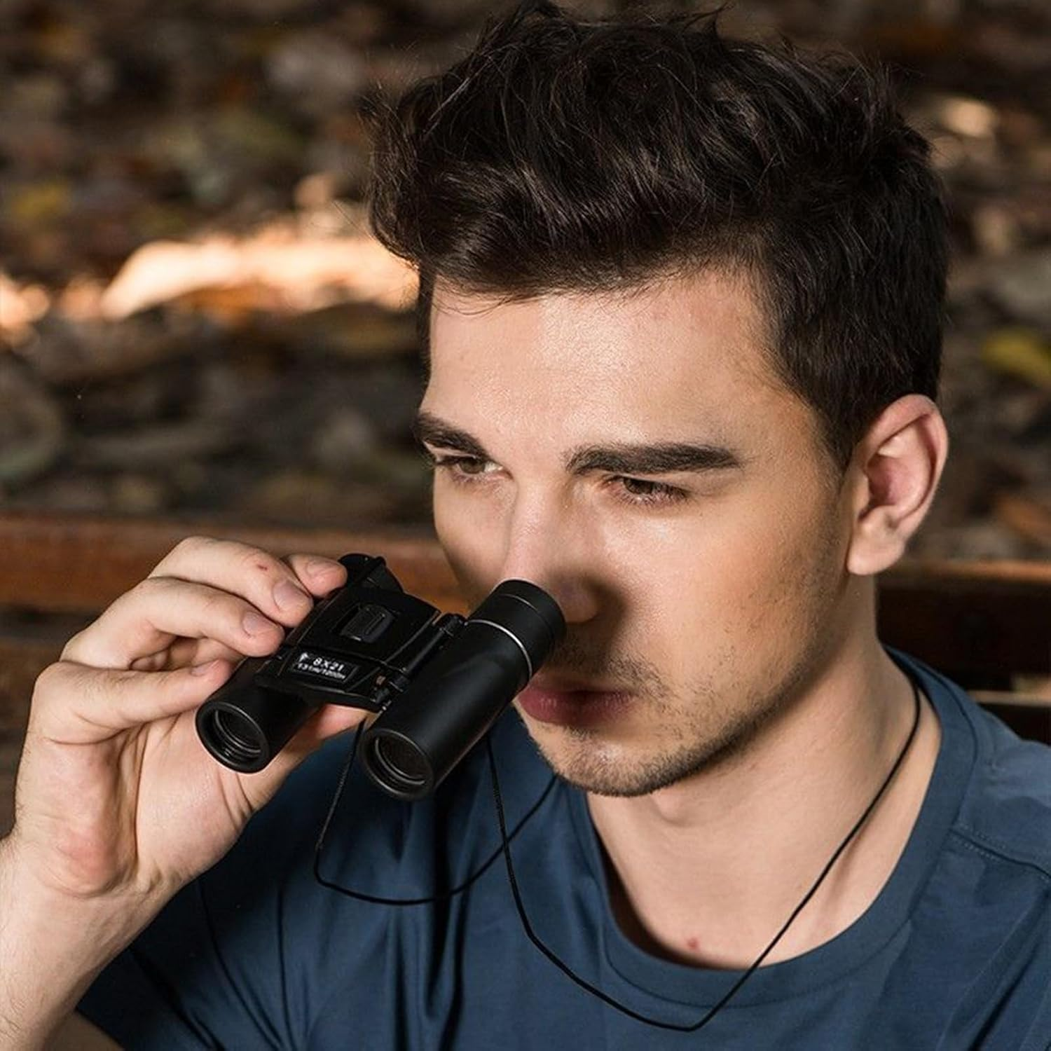 Compact Binoculars for Adults,Binoculars for Cruise - Night Vision Spotting Scope Lightweight Long-Range 900X25 HD for Travel Safari Hunting Hiking Stargazing