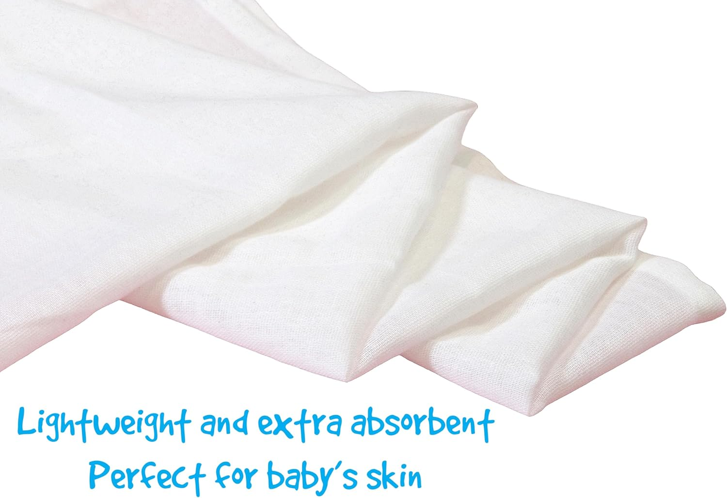 FT Fashion Track - Muslin Cloths for Baby - Muslin Squares &ndash; Soft Muslin Wash Cloths, Baby Swaddle - Baby Essentials for Newborn (66 X 66 Cm, Pack of 6)