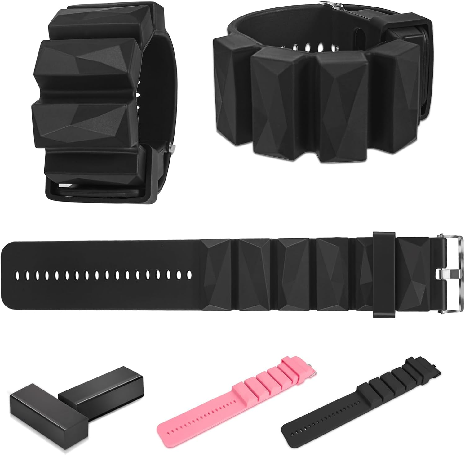 Luxveno Wearable Wrist and Ankle Weights 1 Lb Set of 2, Ankle Weights for Women and Men, Wrist Weights for Pilates, Yoga and Walking Exercise, Office Workout and Home Gym Equipment. Adjustable Wristband and Bracelet for Hand, Leg, Wrist and Ankle.