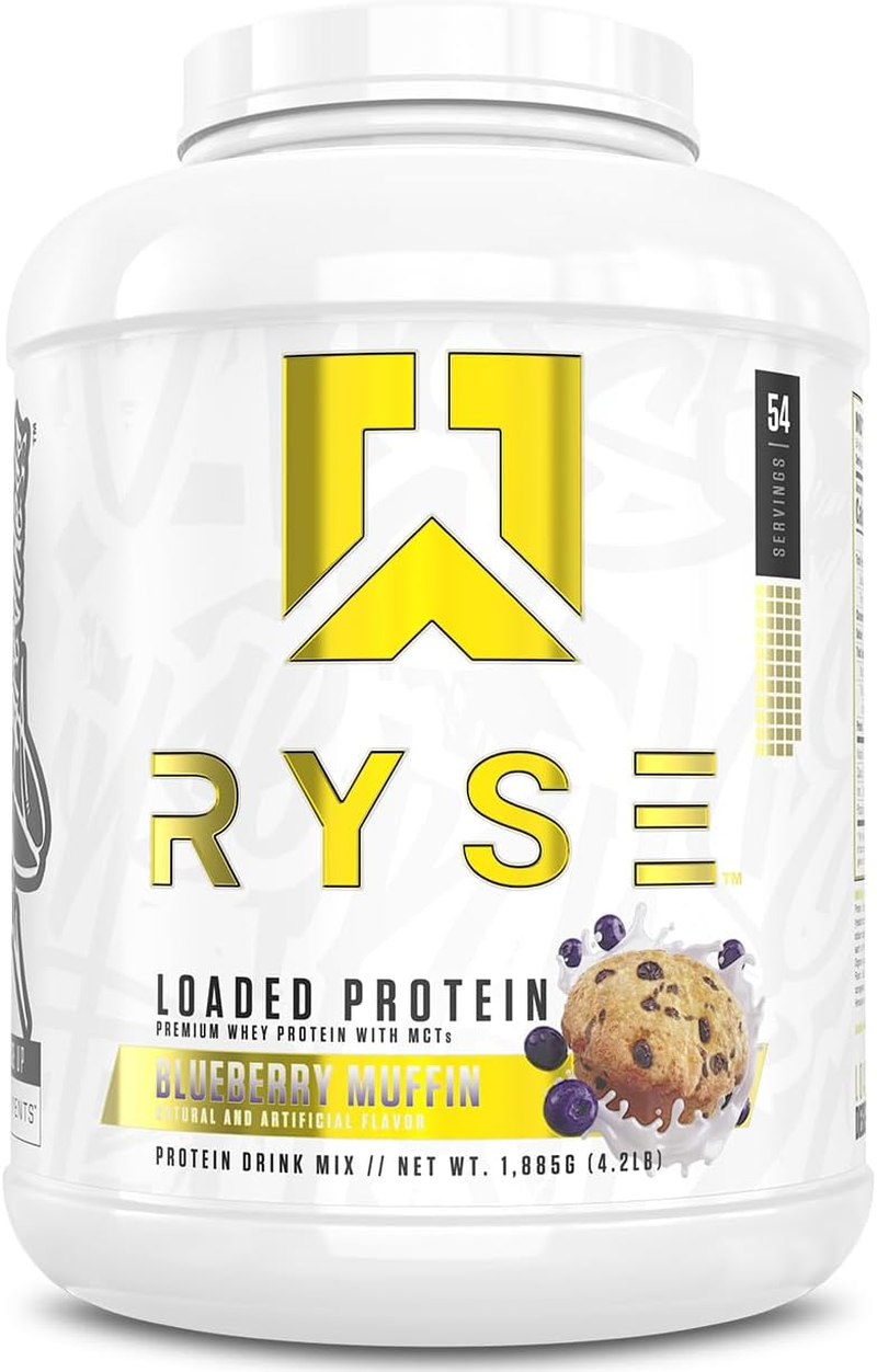 Ryse Blueberry Muffin Loaded Protein Powder 1.8 Kg image number 3