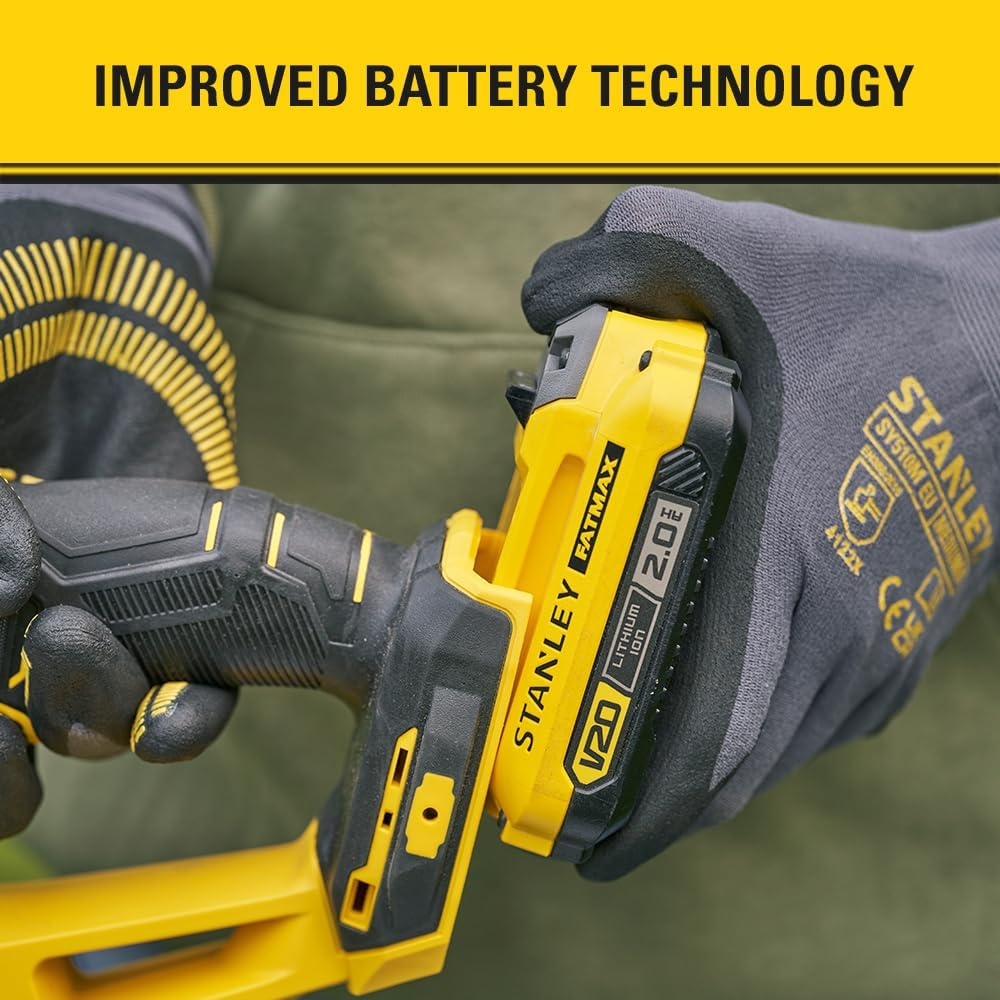 Stanley Fatmax V20 18V 2Ah Hedge Trimmer Kit, 50 Cm image number 6