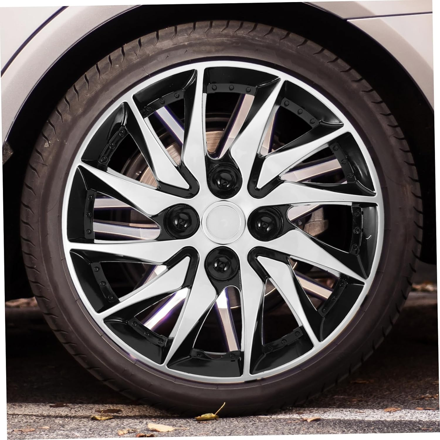 Cabilock Hubcaps for Cars Decorative Wheel Rim Cover Hubcaps Car Accessories Exterior for Vehicle image number 4