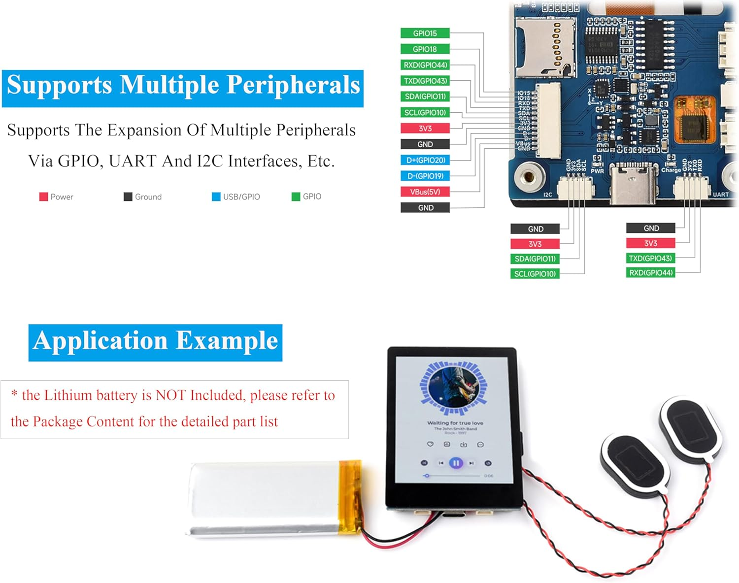 ESP32-S3 2.8Inch Display Development Board, 240&times;320, IPS Screen, 32-Bit LX7 Dual-Core Processor, up to 240Mhz Frequency, Supports W-I-F-I & BLE, with Onboard Antenna, ESP32 with Display (No Touch) image number 4