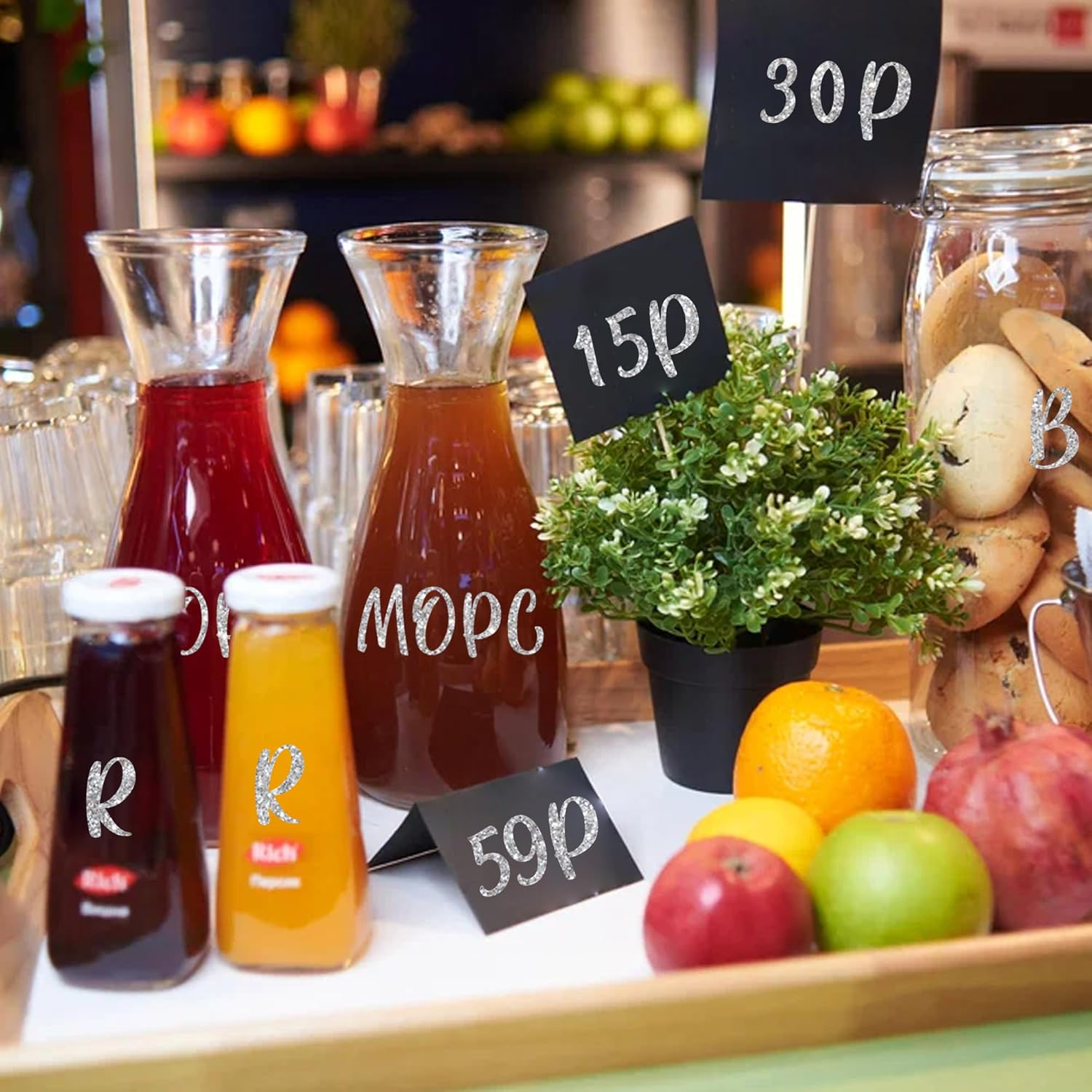 1215 Pcs 15 Sheets Letter Stickers, Glitter Silver, Vinyl, 1 Inch Self Adhesive, Alphabet Number Stickers, Small, for Mailbox Address Crafts Art Classroom Decoration - Black image number 6