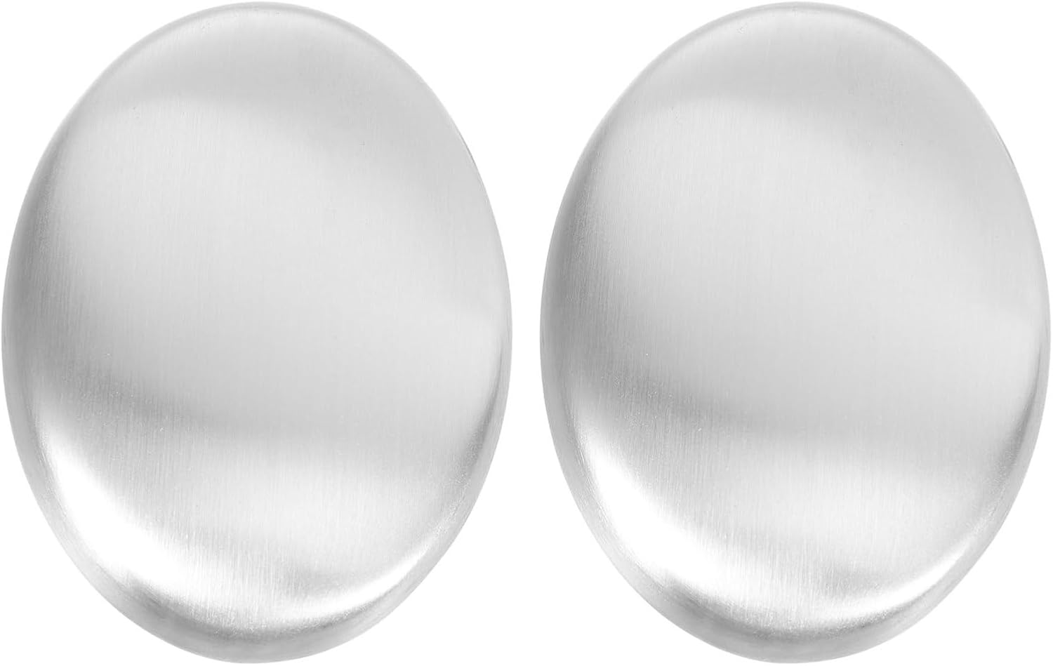 Stainless Steel Odor Removing Soap Bars 2Pcs Metal Soap for Fish and Garlic Smell Removal Kitchen Hand Cleaning Gadget for Home Use image number 1