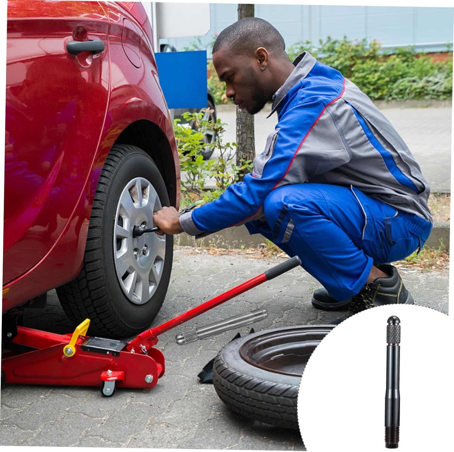 Beatifufu Automotive Guide Pin Wheel Alignment Tools Stainless Steel Wheel Alignment Pin Bolt image number 4