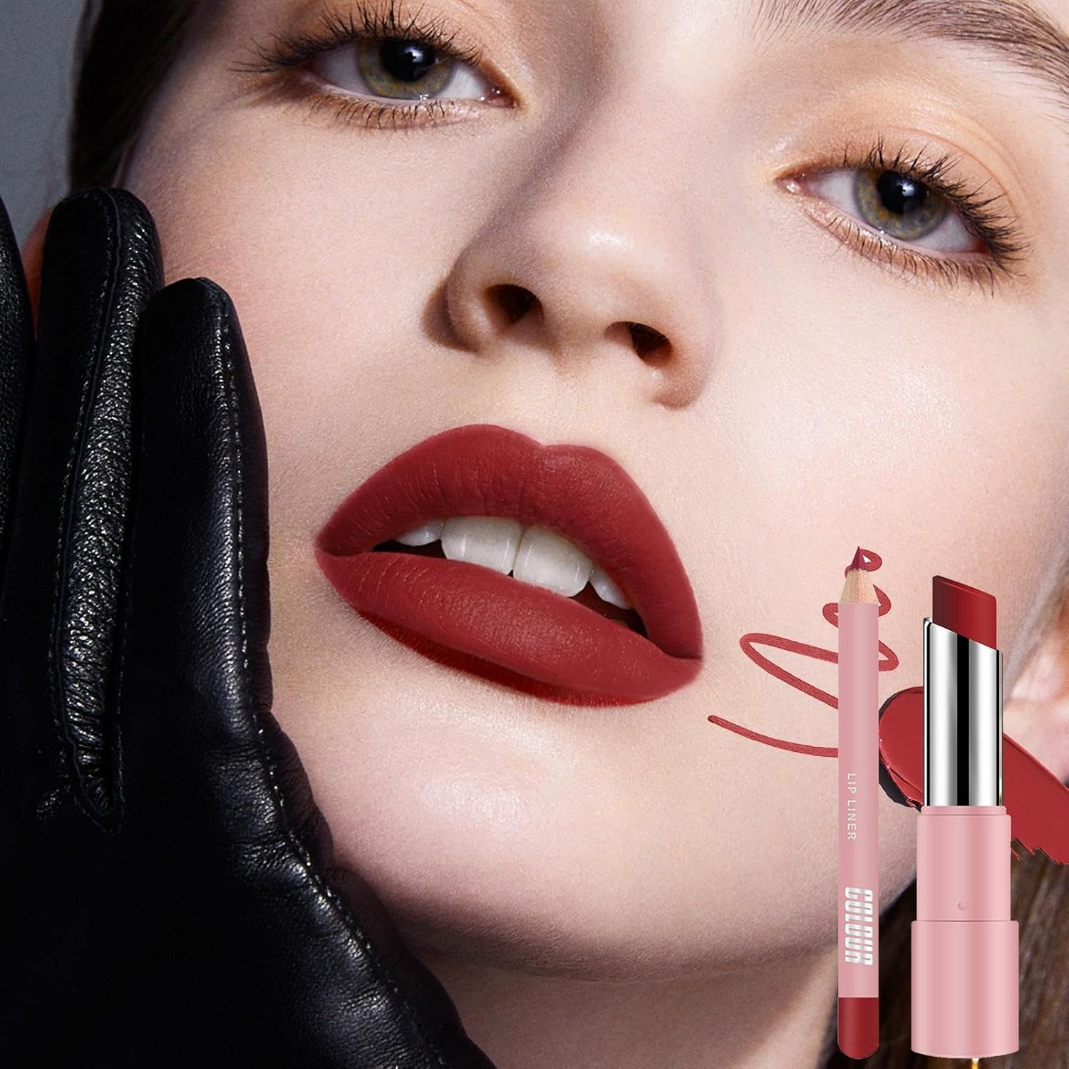 Colored Lip Balm,Waterproof Moisturizing Lipstick - Nourishing Plumping Non-Sticky Matte Lipstick for Youth Friend Women Winter Cold Weather Night Repair image number 1