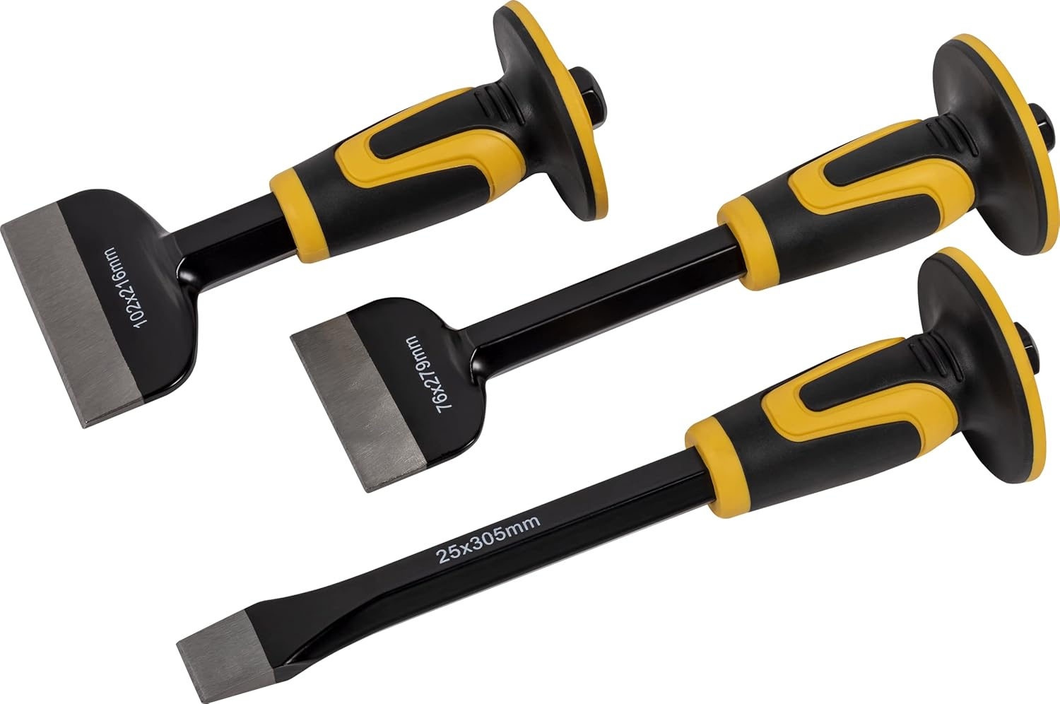 Roughneck ROU31993 Chisel and Bolster Set (3-Piece) image number 1