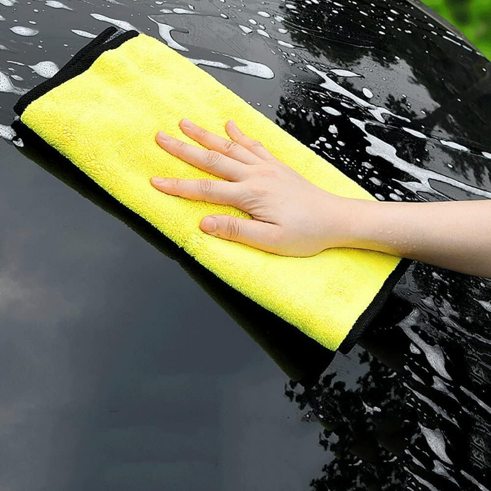 Microfiber Car Wash Mitt Towel,Super Absorbent Cleaning Wiping Dryer,Car Washing Tool Set image number 2