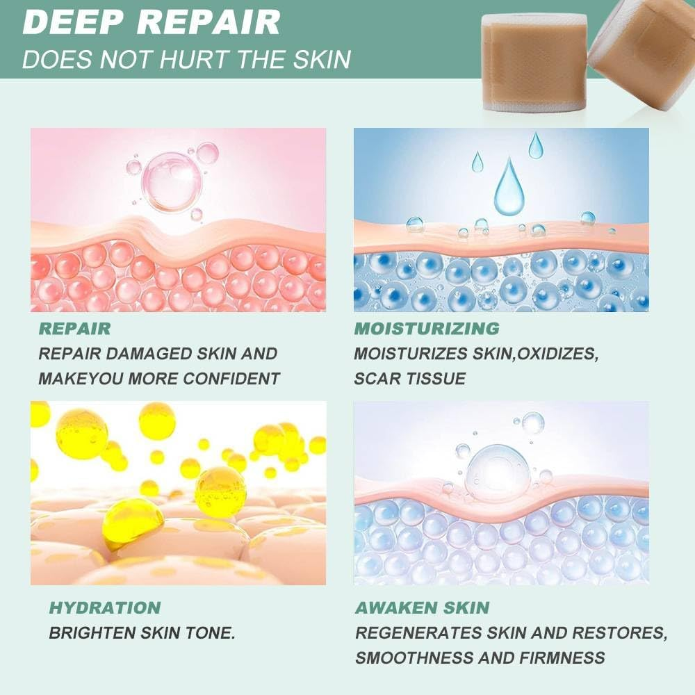 Silicone Scar Sheets, Soft Easy Tear Silicone Scar Tape (1.6"X 120" Roll-3M), Reusable Scar Removal Sheet, Scar Removal Away Strips for Surgical Scars, Keloid Scars, C-Section, Tummy Tuck, Acne Etc. image number 5