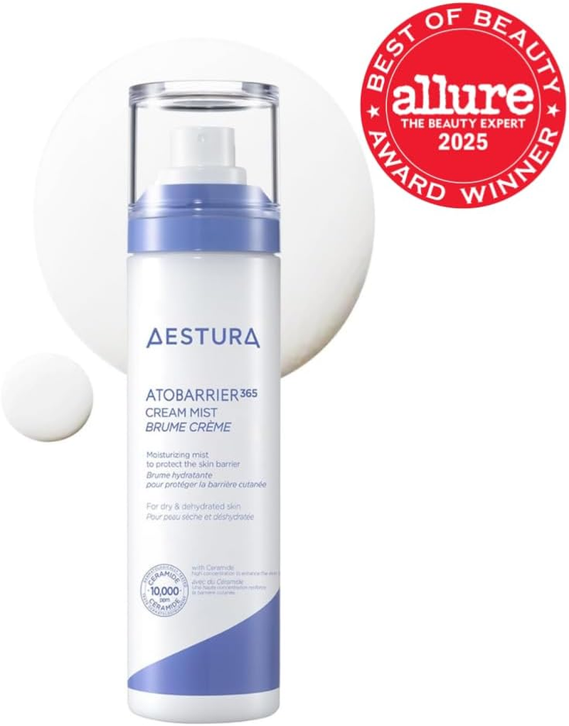 AESTURA ATOBARRIER365 CREAM MIST | Face Mist with 10,000Ppm Ceramides | Moisture Barrier Support, Ultra-Fine Hydrating Spray Toner Suitable for Dry Skin, 120Ml image number 1