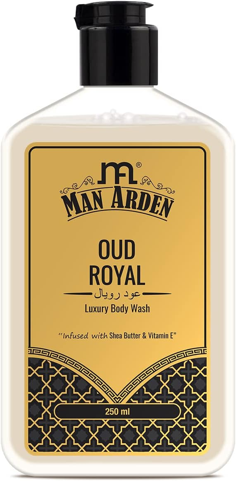 Man Arden Oud Royal Luxury Body Wash Infused with Shea Butter & Vitamin E, 250Ml image number 2