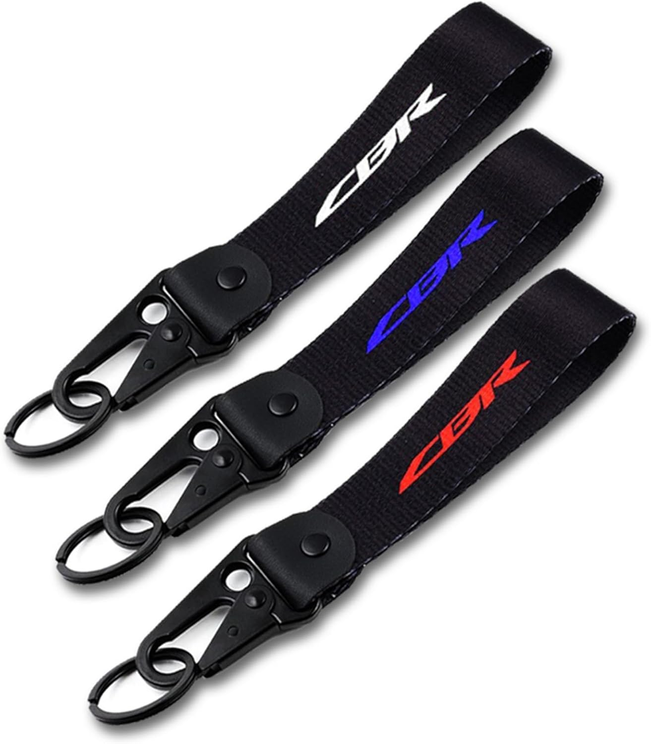 Zenaha Motorcycle CNC Key Case Cover Shell Keychain Compatible with CBR650R CBR600RR CBR1000RR CBR500R CBR600F CBR 650R 600RR 1000RR 250RR (Color : Keychain-White, Size : /) image number 6