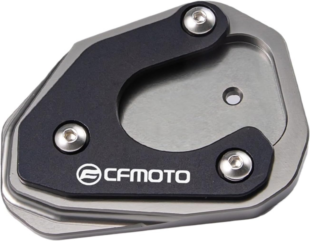 Jininshengxindianzi Compatible with CFMOTO MT800 800MT 650MT 800 650 MT CF Moto 650 TR-G 650TR-G Accessories Motorcycle Side Stand Extension Pad Bracket (Color : CF Black) image number 5