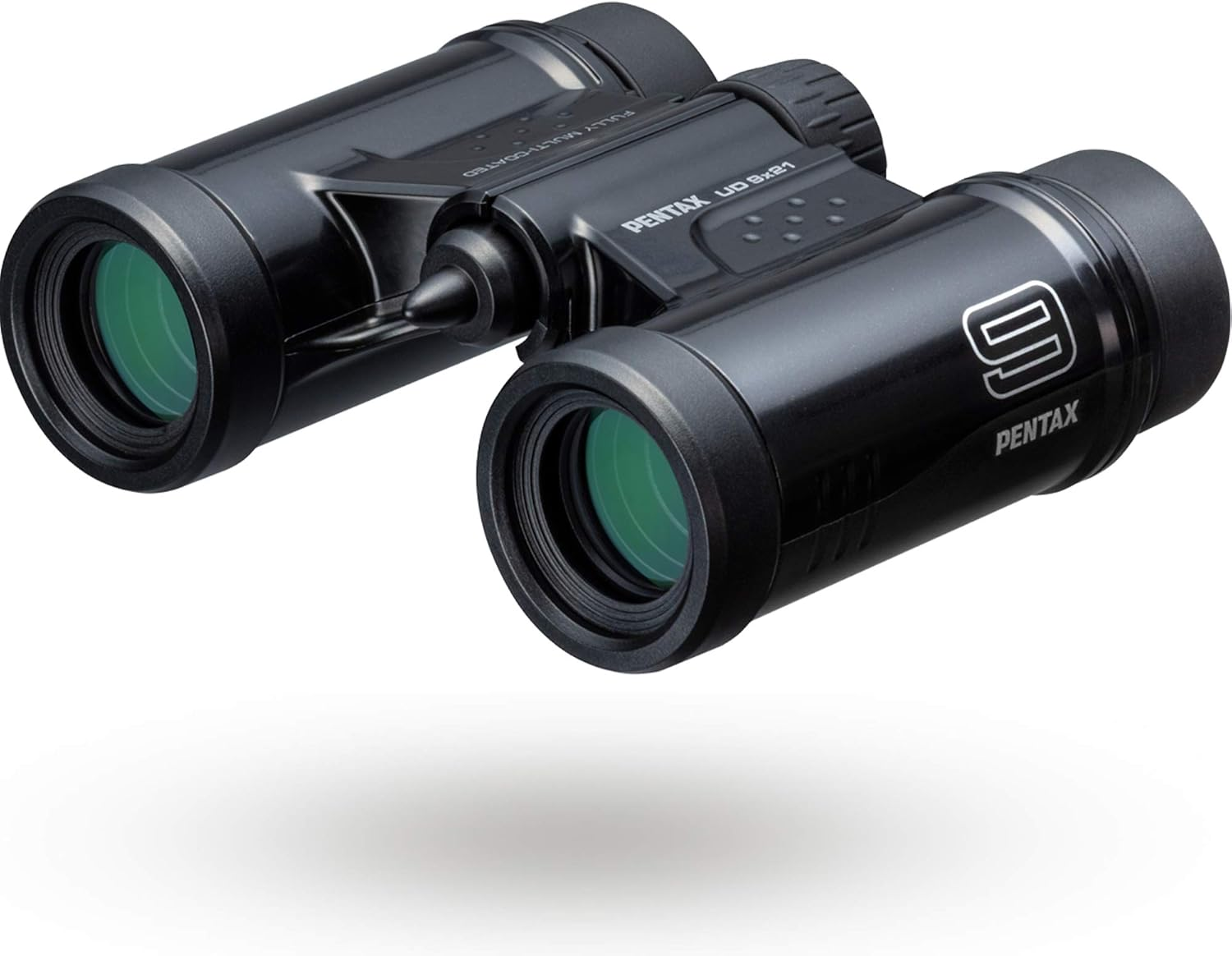 PENTAX Binoculars UD 9X21 - Grey and Orange a Bright and Clear Field of View, Lightweight Body with Roof Prism, Fully Multi-Coated Optics, 9X Magnification, Ideal for Concerts, Sports, Travelling