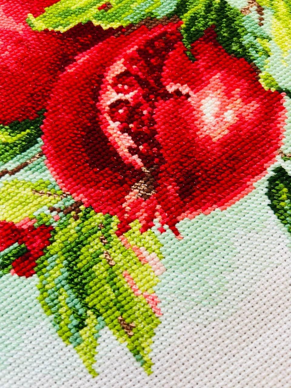 RIOLIS Counted Cross Stitch Kit 11.75"X8.25" Juicy Pomegranate (14 Count) image number 5