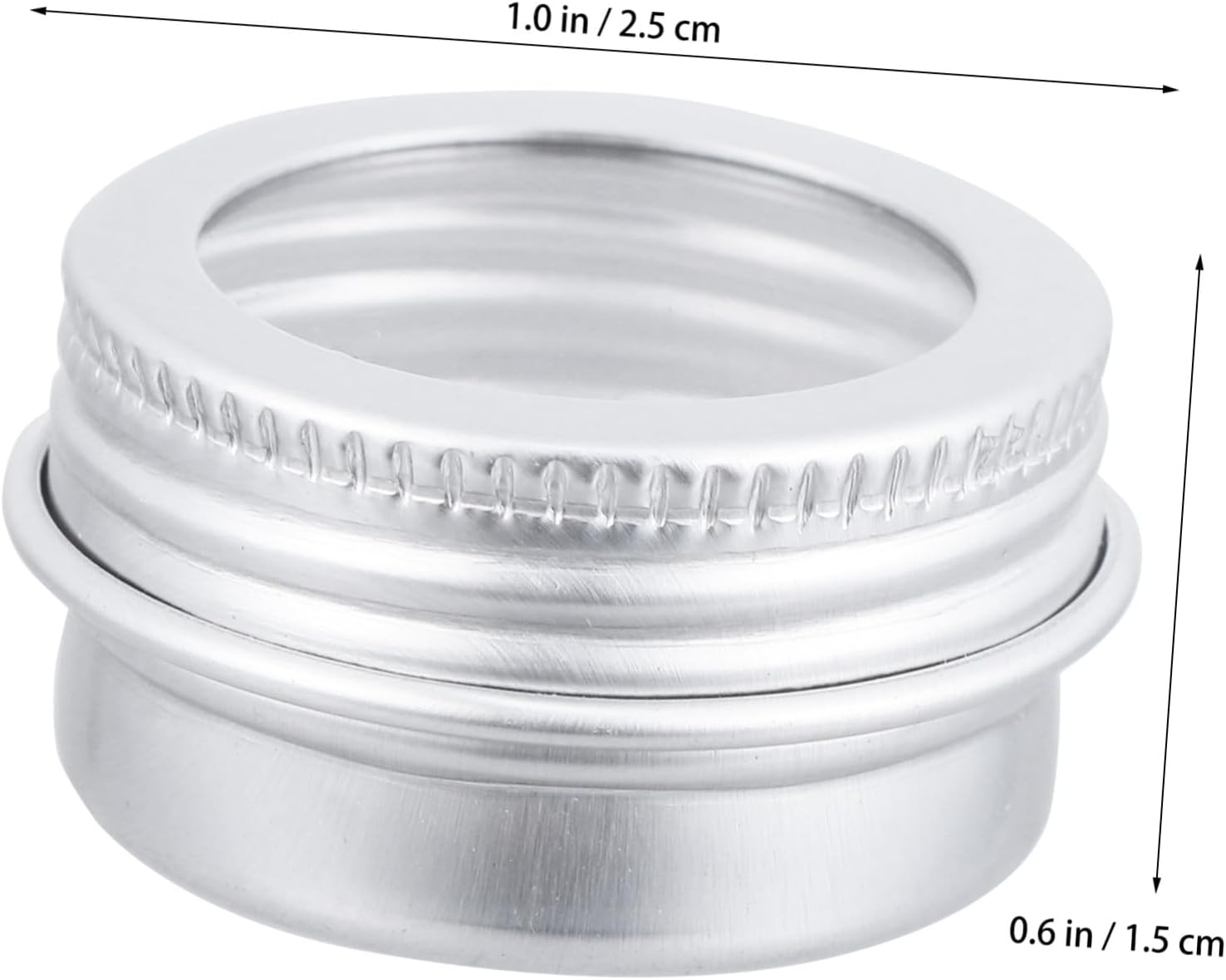 LIFKOME Screw Lid Aluminum Jar 15Pcs 5Ml Cosmetic Cream Containers Refillable Aluminium Makeup Sample Storage Packaging for Skincare image number 6