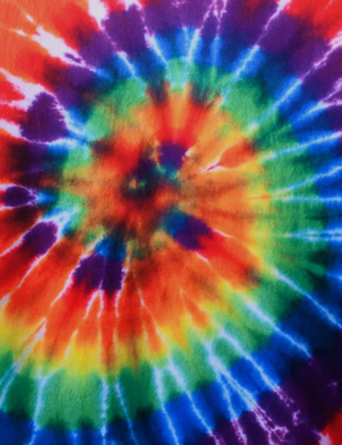 Hippie Costume for Men Momen 60S 70S Colorful T-Shirt 5 PCS Accessories Set for Theme Party image number 6