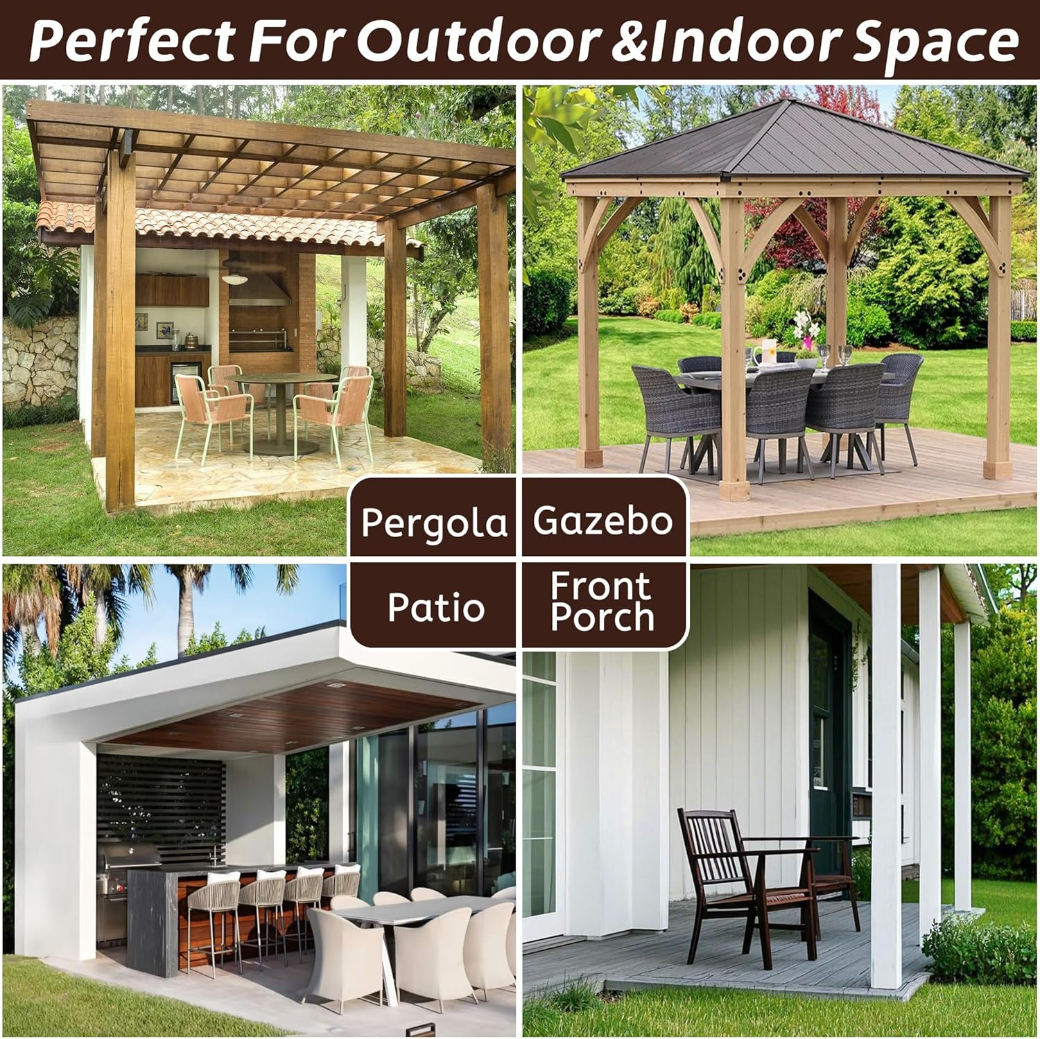 Arfntevss Outdoor Curtains for Patio Waterproof 2 Panels Blackout Extra Wide Curtains with Zipper Top & Bottom Grommet Sun Blocking Outdoor Privacy Drape for Gazebo Porch Pergola (110X96, Navy Blue) image number 6