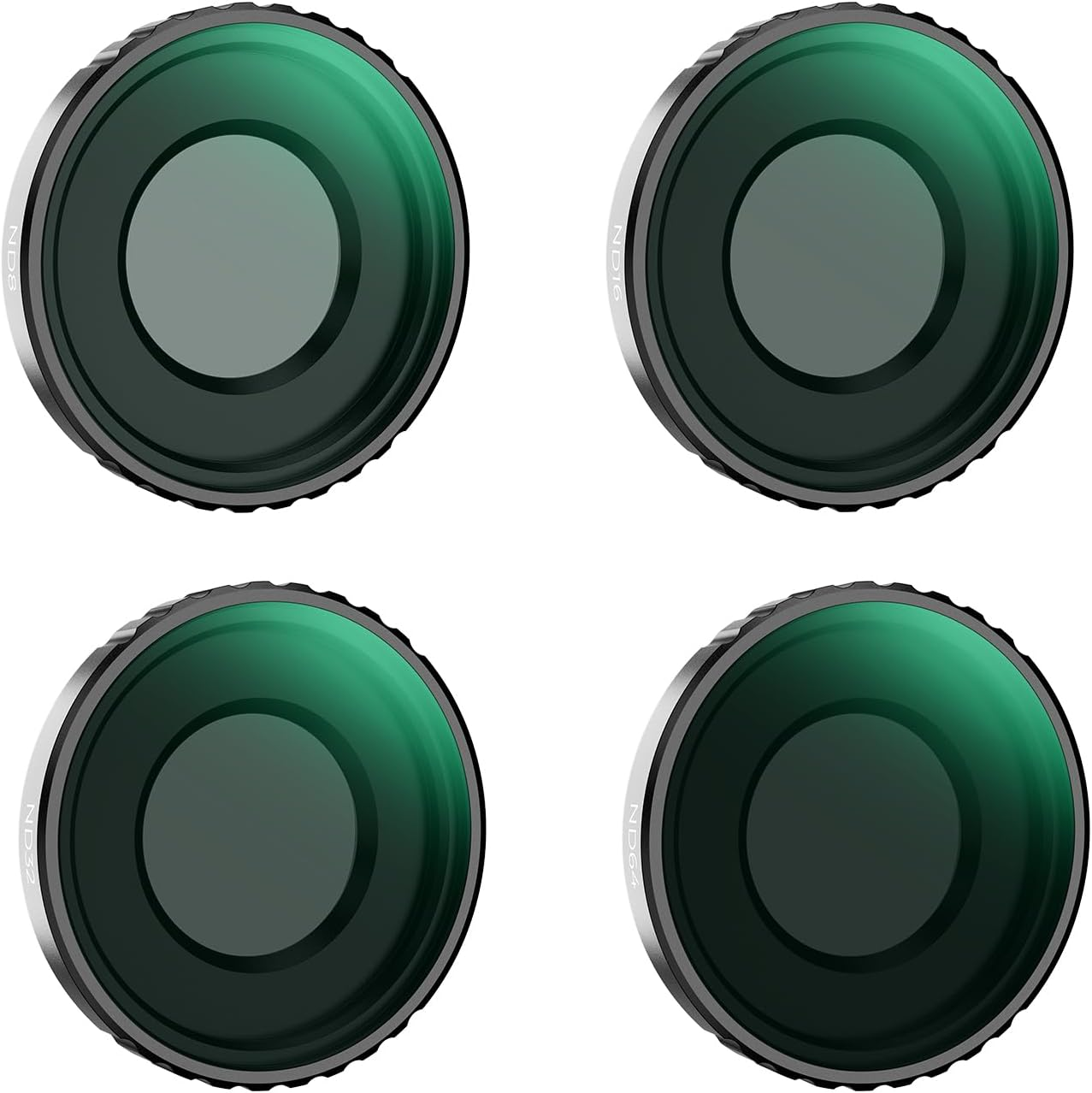 K&F Concept ND Filter Kit Compatible with DJI Osmo Action 4, ND8 ND16 ND32 ND64 4 Pack Light Reduction Exposure Control Optical Glass Filters with Multi-Layer Coating image number 2