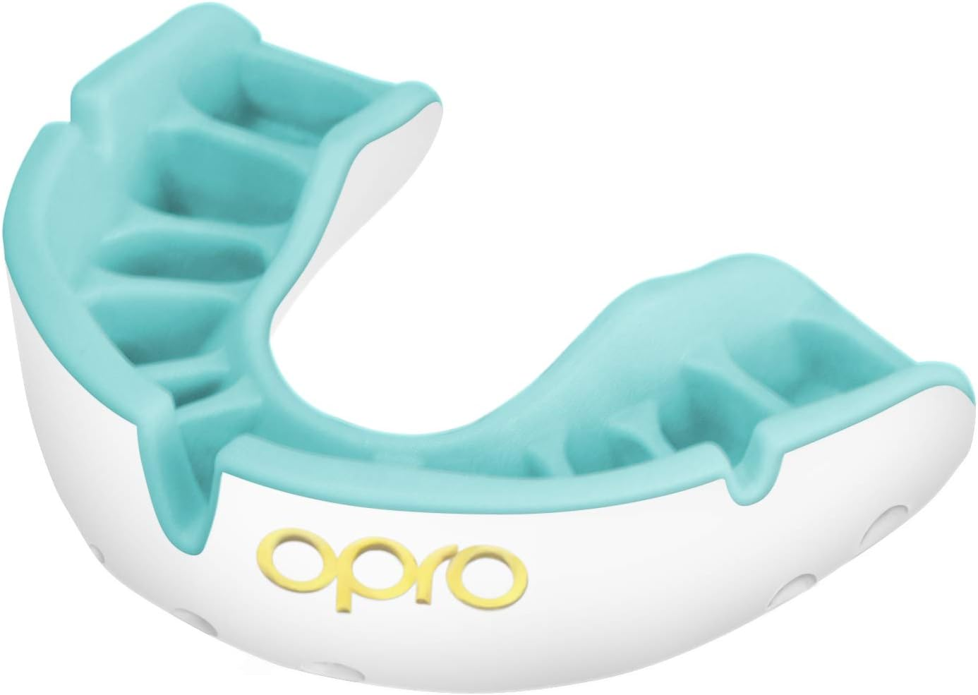 OPRO SELF-FIT JUNIOR GOLD - WHT/MINT image number 4